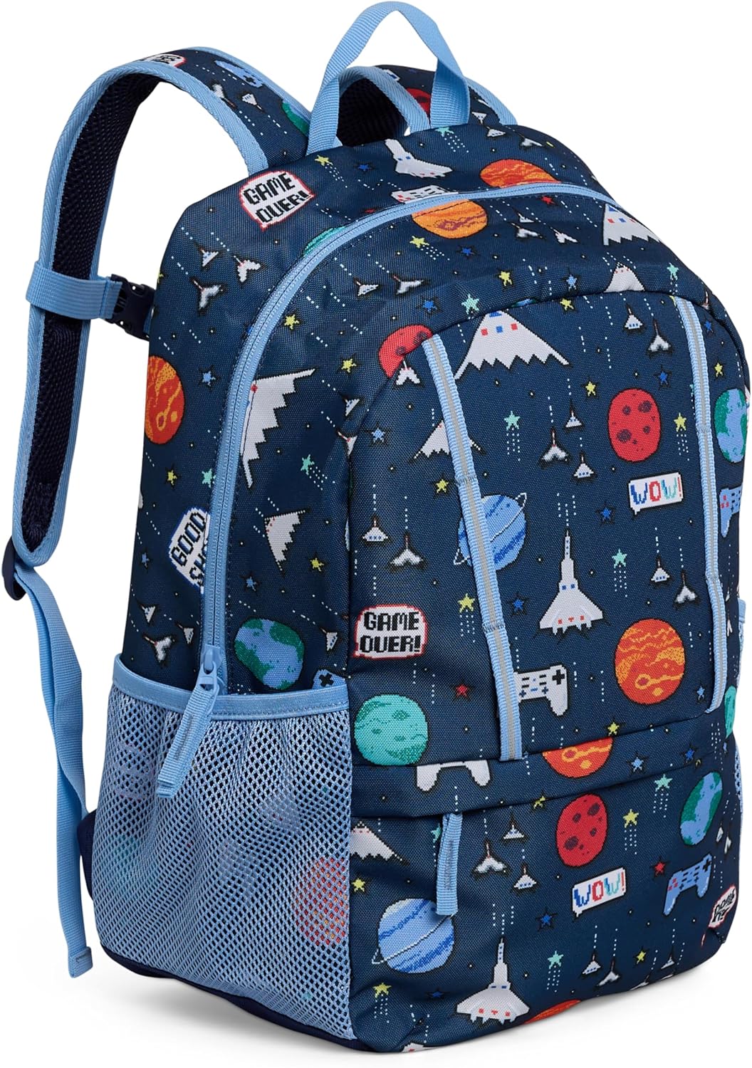 Lands' End Unisex Kids Medium ClassMate Lightweight Durable Elementary School Backpack, Chambray