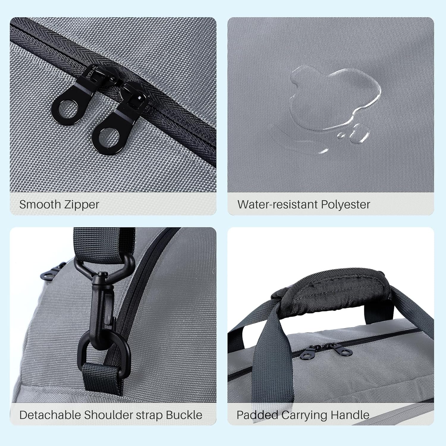 Small Gym Bag with Shoes Compartment & Wet Pocket,Unisex Sport Duffel Bag for Pickleball