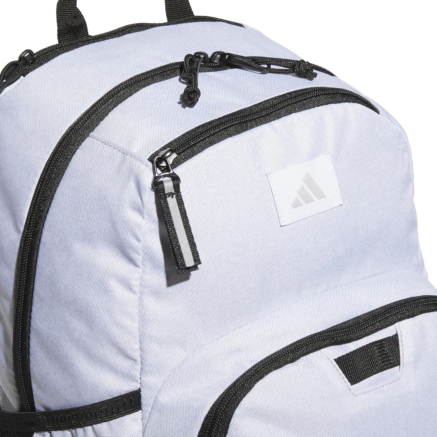 adidas Midway Small Backpack for Women and Men, Durable Laptop Bag, Twill White/Black, One Size