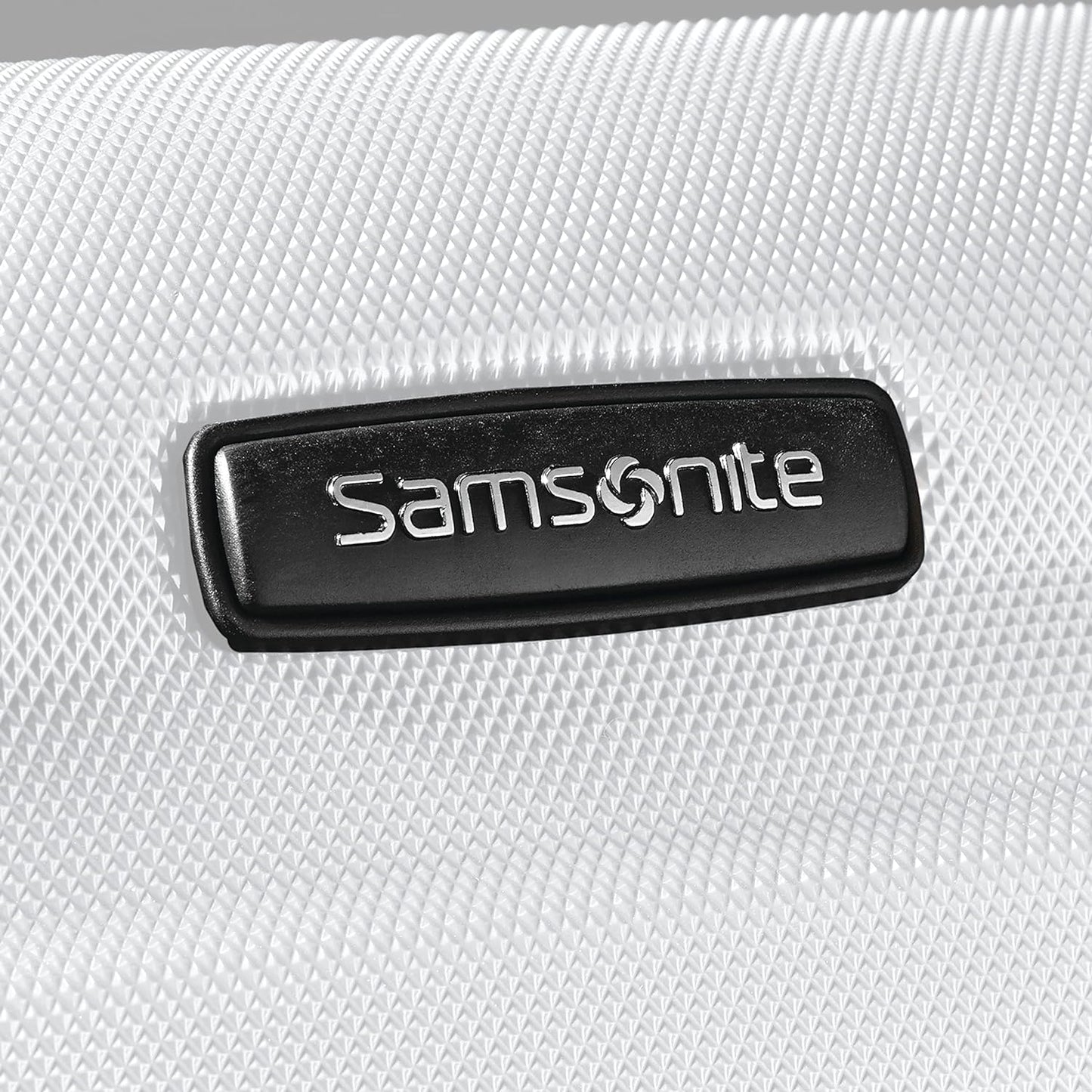 Samsonite Omni PC Hardside Expandable Luggage with Spinner Wheels, White, 2-Piece Set (20/28)
