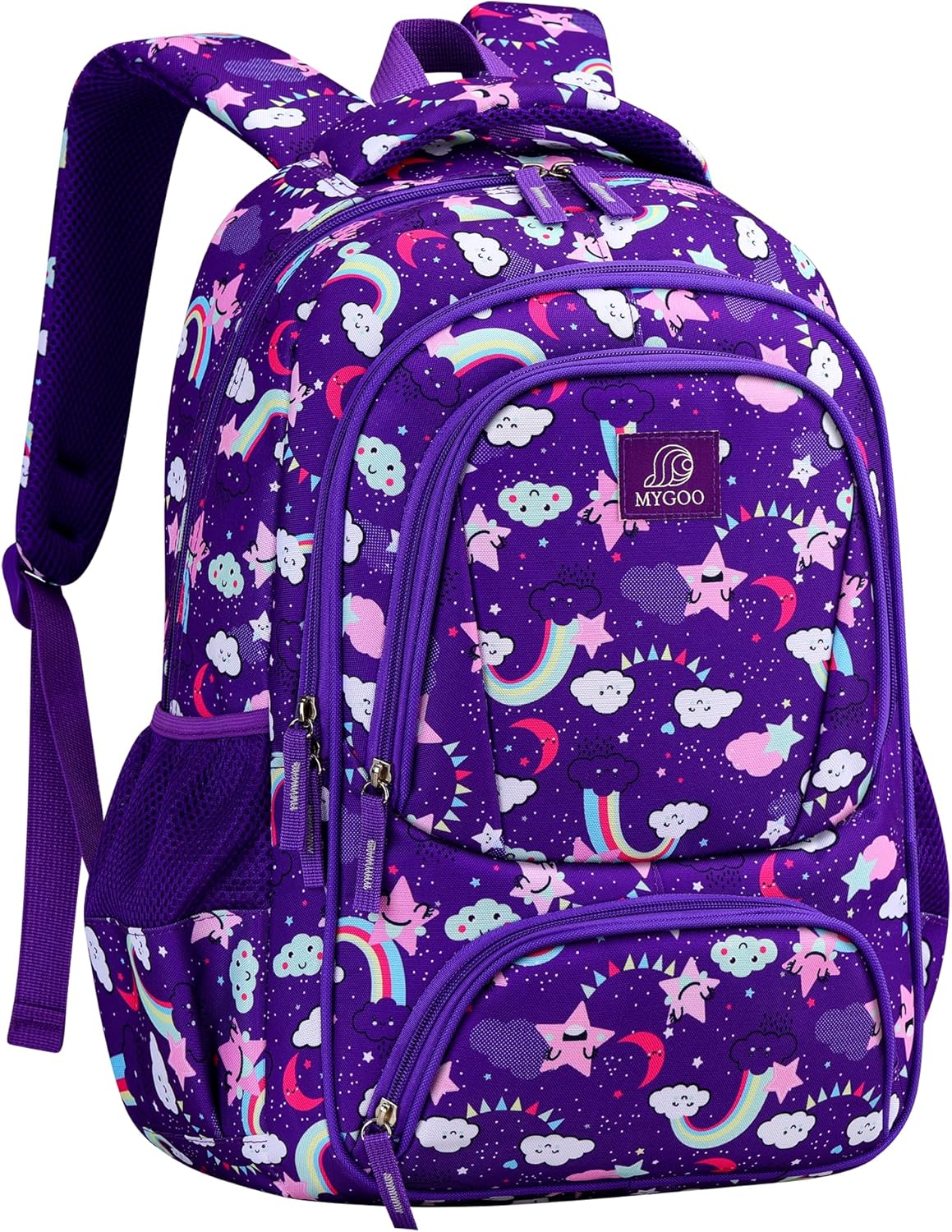 Girls Backpack - 17" Tall Large Elementary School Bag, Doubleday Collection, 24L Capacity, Dream