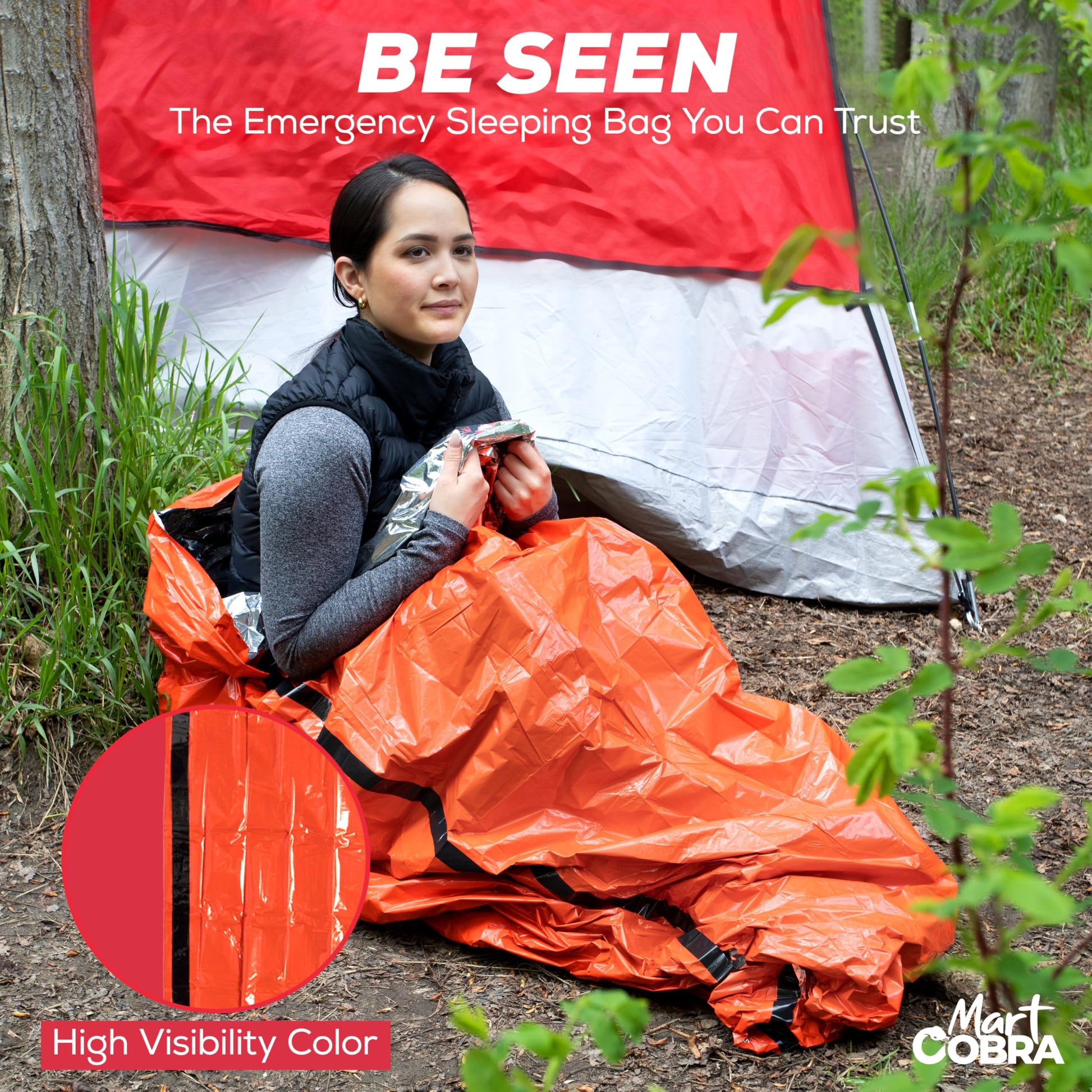 Emergency Sleeping Bag 3 Pack | for Survival Gear and Supplies Life Bivy Sack Waterproof Mylar