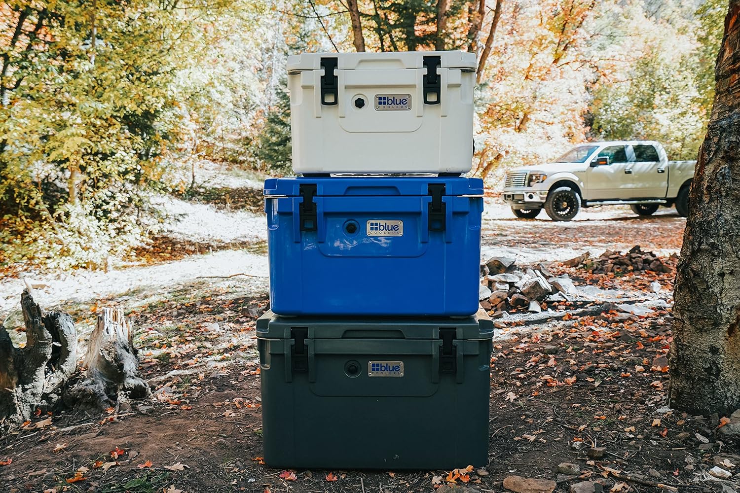 Blue Coolers Ark Series 100-110 Quarts, Roto-Molded Ice Cooler | Large Ice Chest Holds Ice up to 10