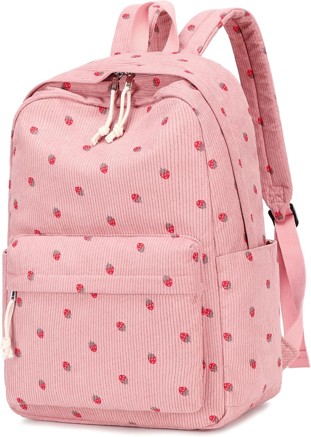 School Backpack for Teen Girls Bookbags Elementary High School Corduroy Laptop Bags Women Travel Daypacks