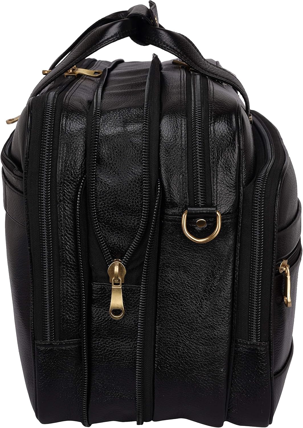 Full Grain Leather 16 Inch briefcases Laptop Messenger Bags for Men and Women Expandable Business Bag Leather Satchel Bags
