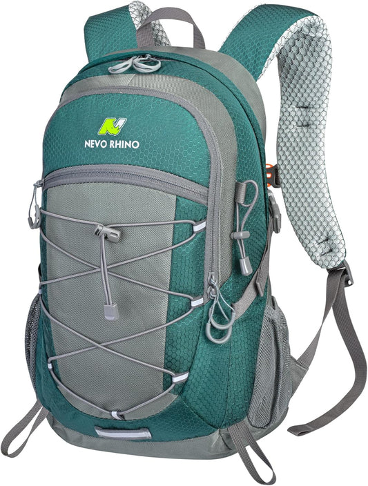 N NEVO RHINO Hiking Backpack 20L Water Resistant Outdoor Day Pack,Lightweight Travel Small Backpack for Men Women