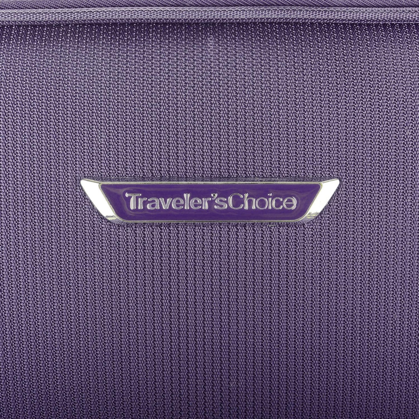 Traveler's Choice Lares Softside Expandable Luggage with Spinner Wheels, Purple, Carry-On 22-Inch