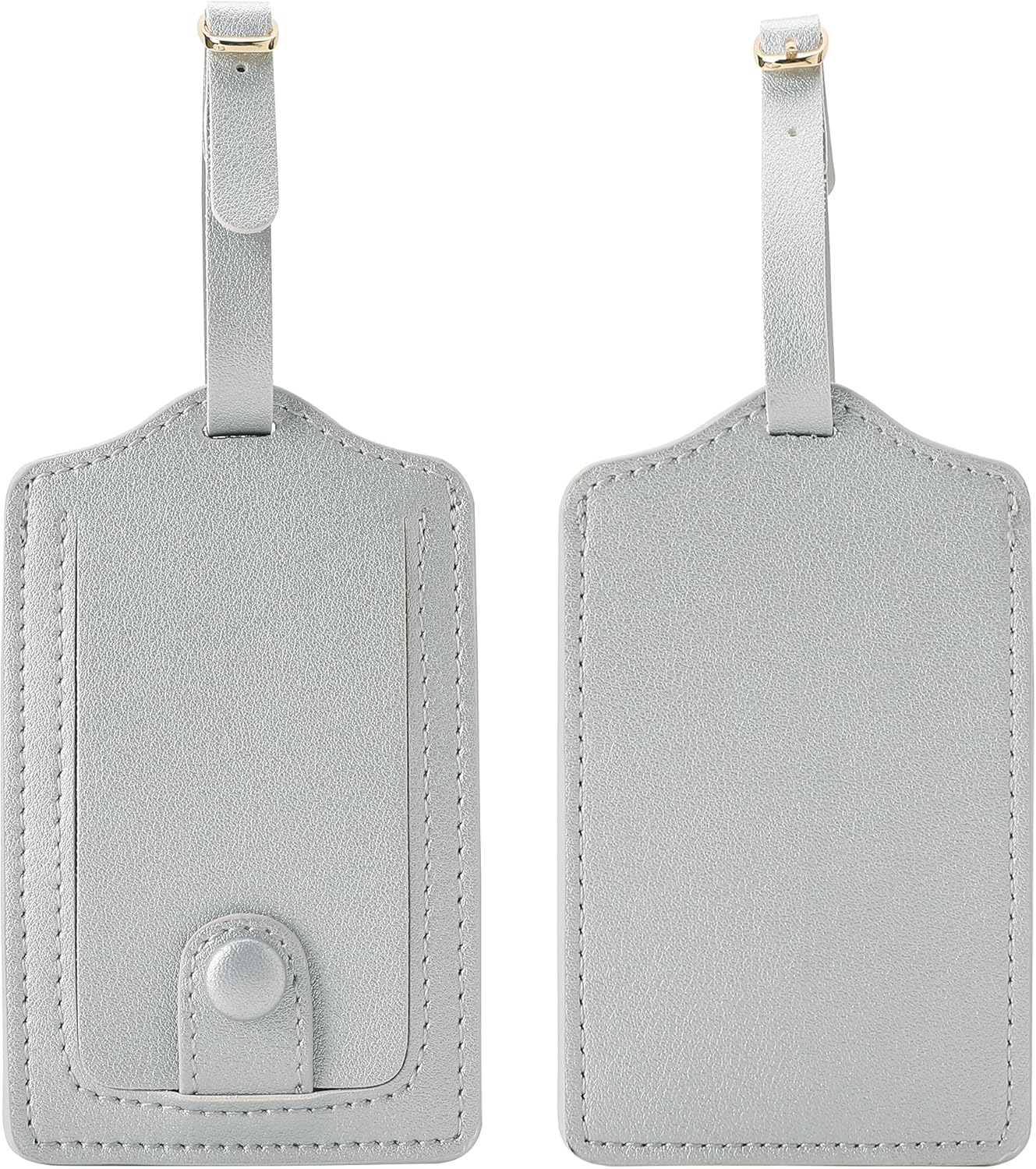 Jagucho Leather Luggage Tags for Men Women-Luggage Tags for Suitcases-Baggage Bag Tag Suitcase Labels ID Tags with Full Back Privacy Cover for Carnival Cruise Ships, Travel Tags
