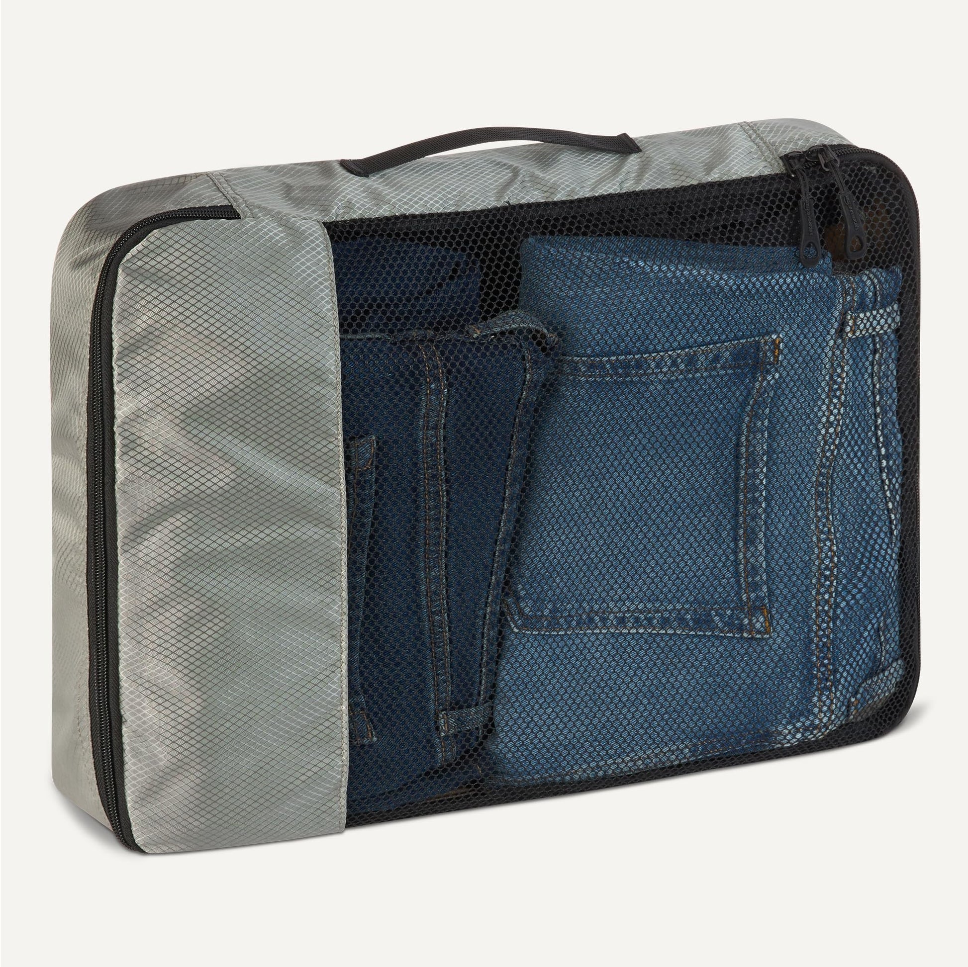 Amazon Essentials 4-Piece Packing Cubes Travel Accessories Set, Luggage Organizer, Suitcase
