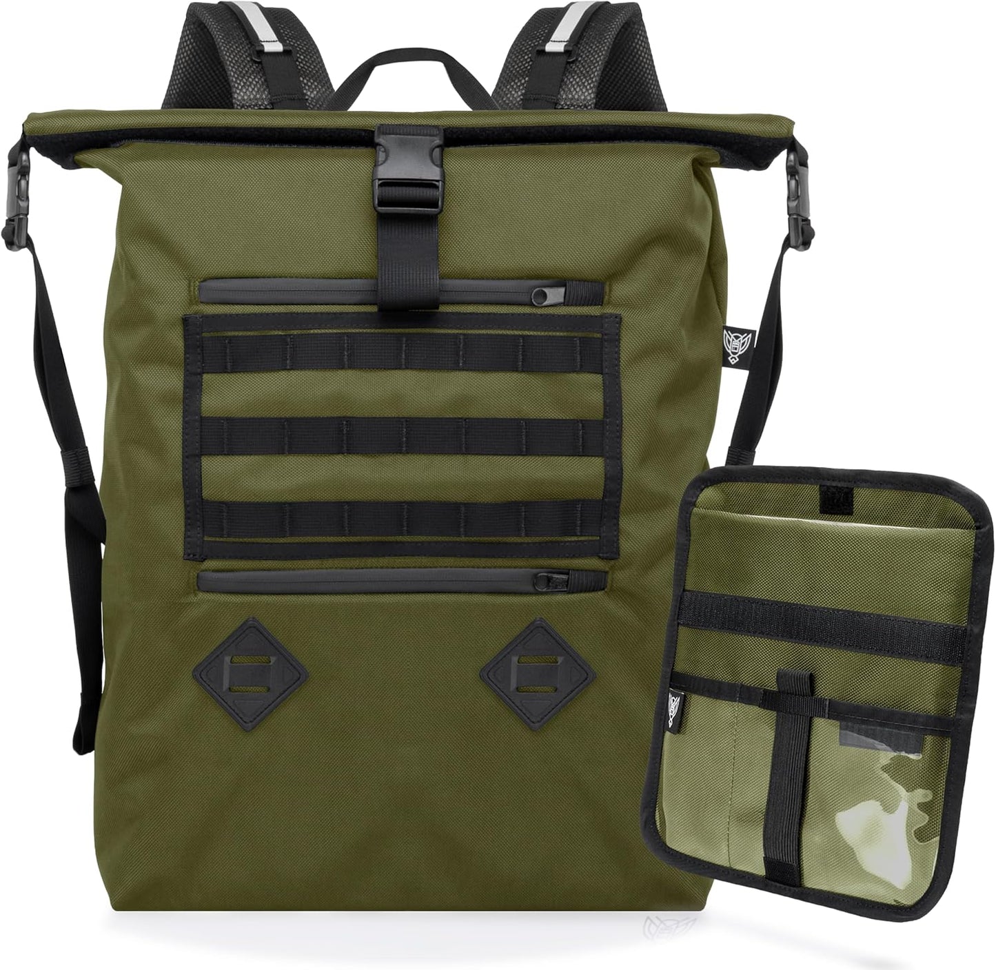 Xtreme Sight Line ~ AQUA RT Large Water-Proof Faraday Backpack/Small LITE Faraday Bag Combo ~ Tracking/Hacking Defense ~ OD Green
