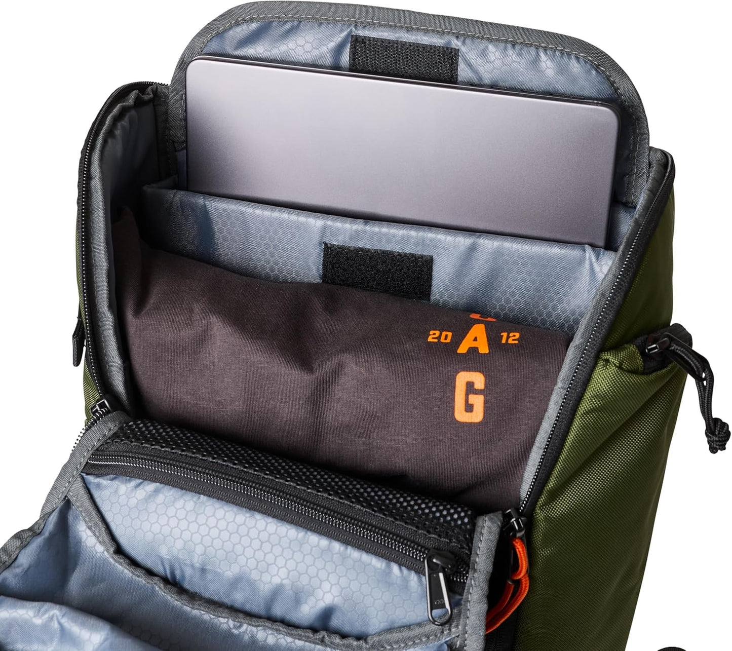 URBAR ARMOR GEAR UAG 20-Liter Laptop Backpack - Lightweight Travel Carry-on Luggage Daypack Fits up to 16" Laptop, Civilian Olive Drab/Orange