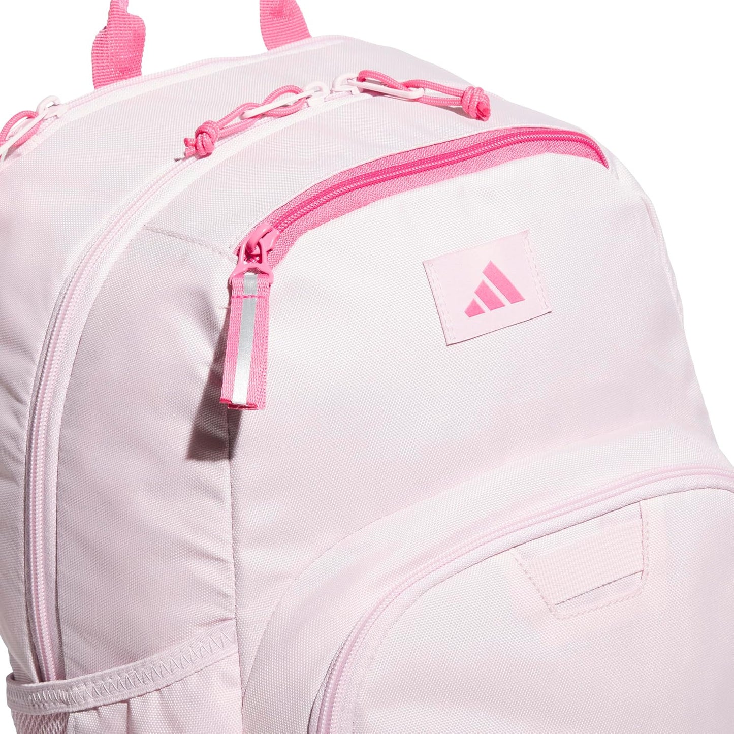 adidas Midway Small Backpack for Women and Men, Durable Laptop Bag, Clear Pink/Pink Fusion, One Size