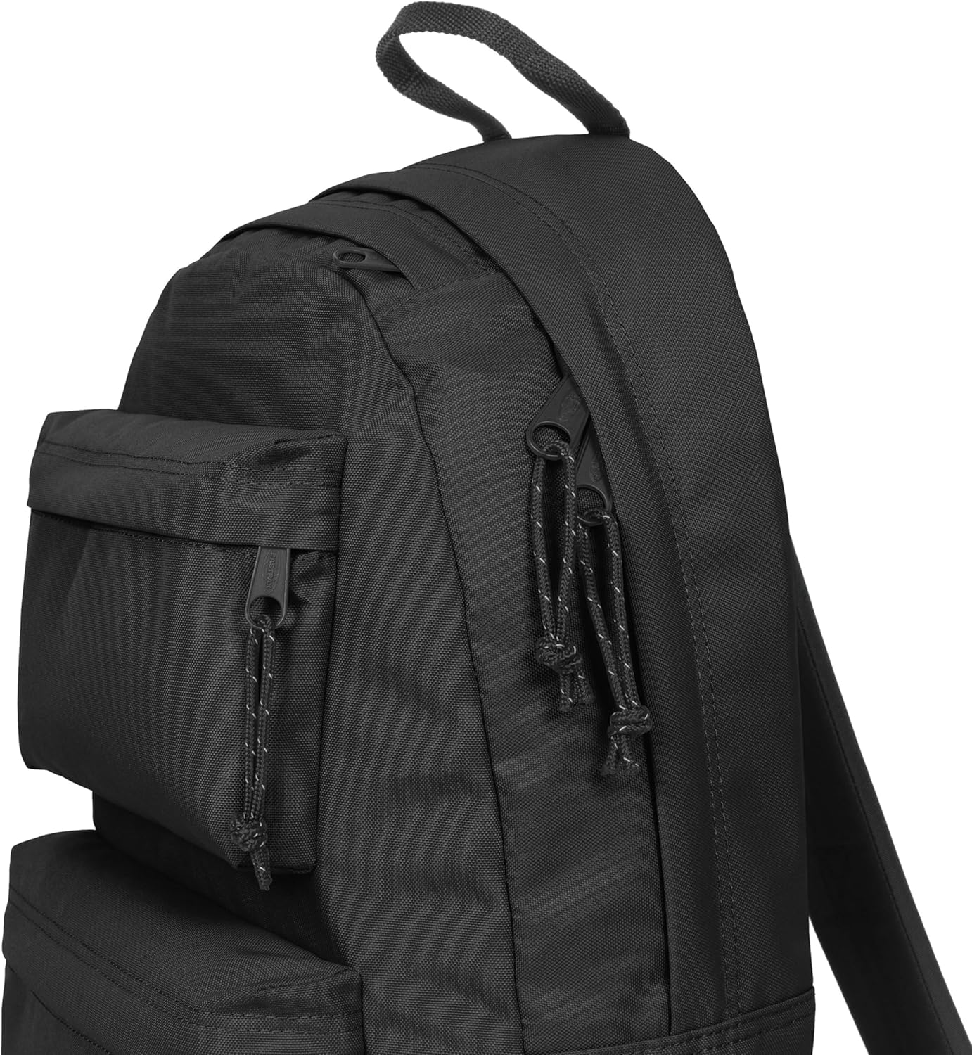 EASTPAK Padded Double – 24L Squared Backpack with Dual Front Pockets, 13” Laptop Sleeve, Bottle Holder & Padded Straps, Black
