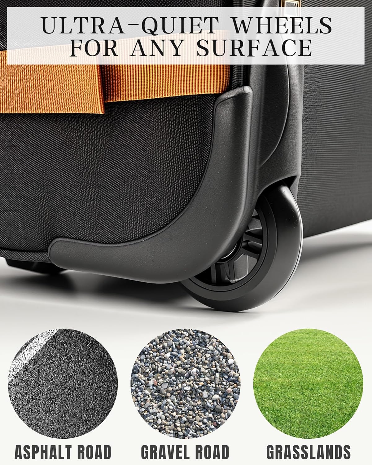 Carry On Backpack with Wheels for Adults, Airline Approved Rolling Backpack for Women, Foldable Bottom Travel Laptop Backpack
