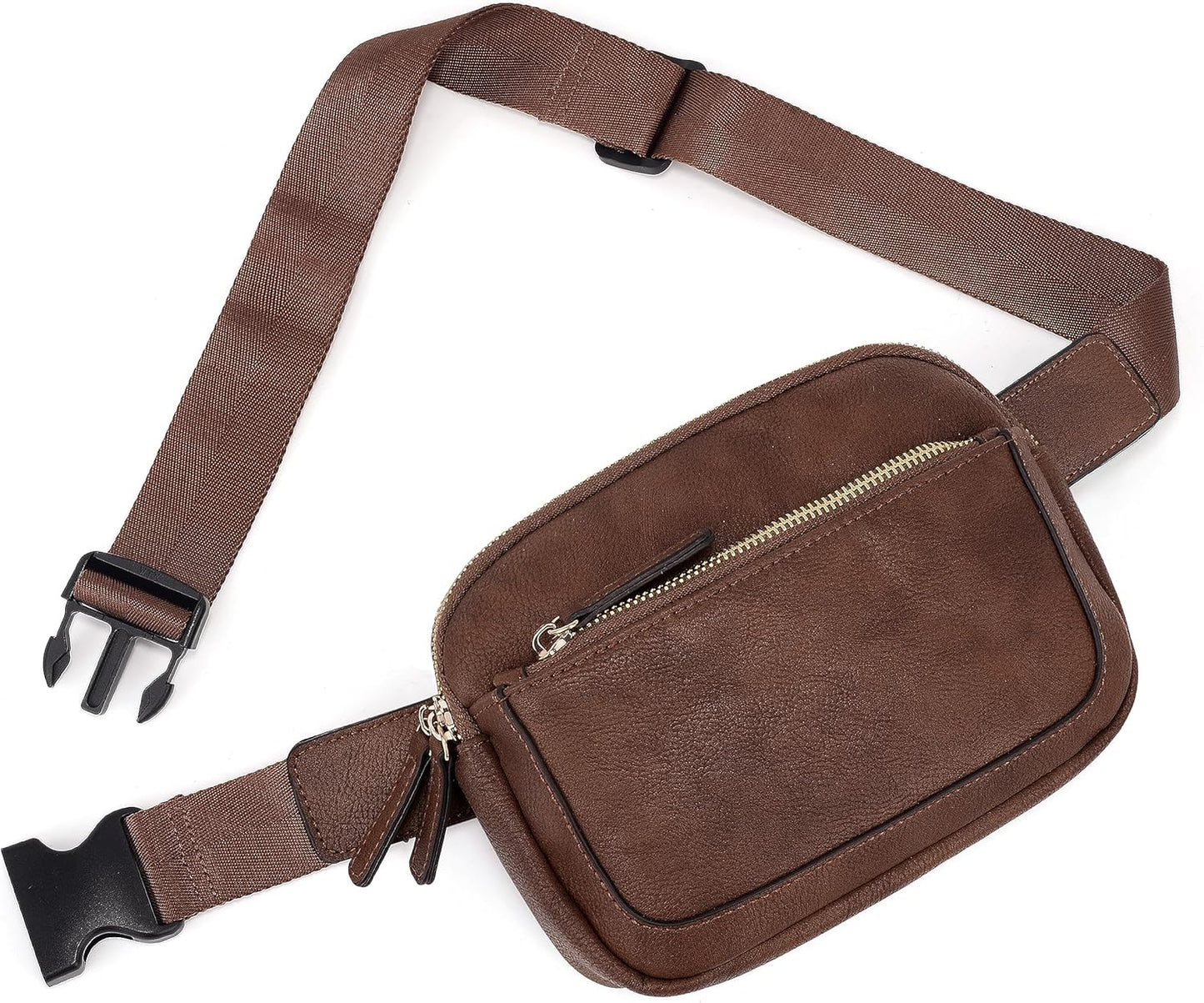 UTO Fanny Pack for Women Crossbody Trendy Fashion Belt Purse Chest Waist Hip Bumbag for Outdoor Shopping Travel Hiking