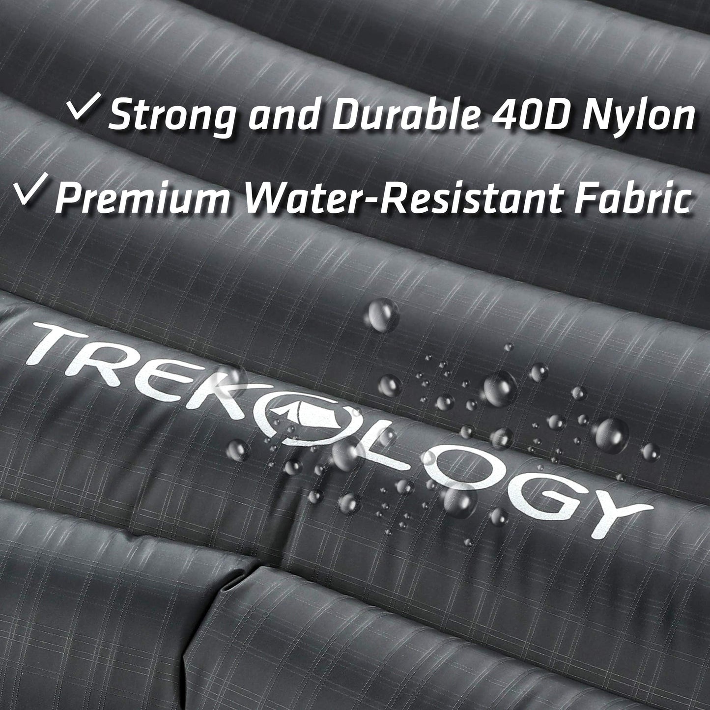 TREKOLOGY Ultralight Backpacking Sleeping Pad, Inflatable Camping Mat