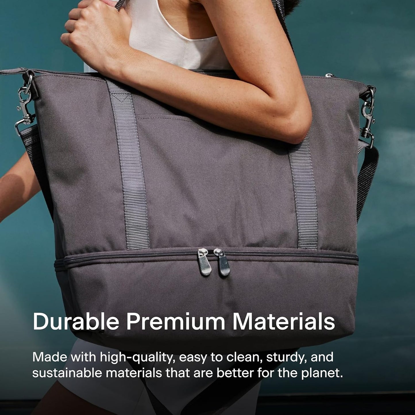 Lo & Sons Catalina Deluxe Tote - Spacious Travel & Everyday Bag With Shoe Compartment, Luggage Sleeve, Padded Strap