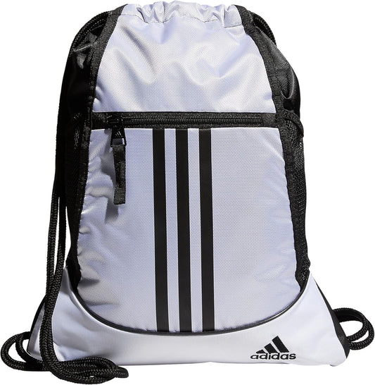 adidas Alliance Sackpack – Drawstring Backpack Small Bag for Men and Women