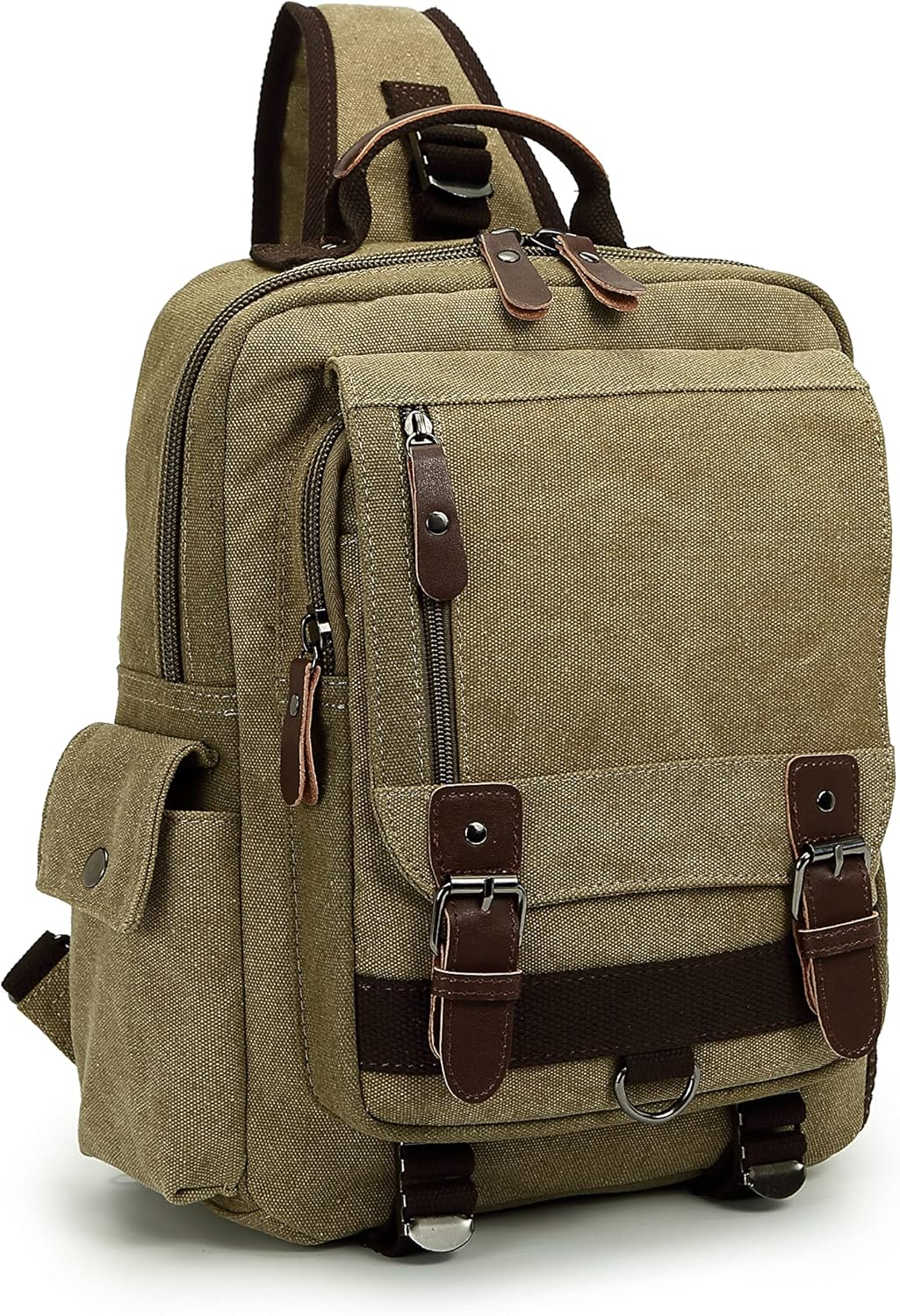 Sechunk Canvas Messenger Bag Sling Bag Crossbody Bag Shoulder Bag Retro Cross Body Handbags