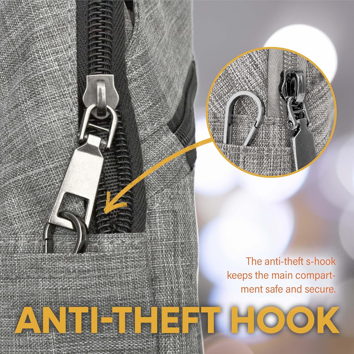 Nupouch Anti-Theft Daypack: Anti Theft Crossbody Bag, Lightweight for Travel, Hiking, or Everyday