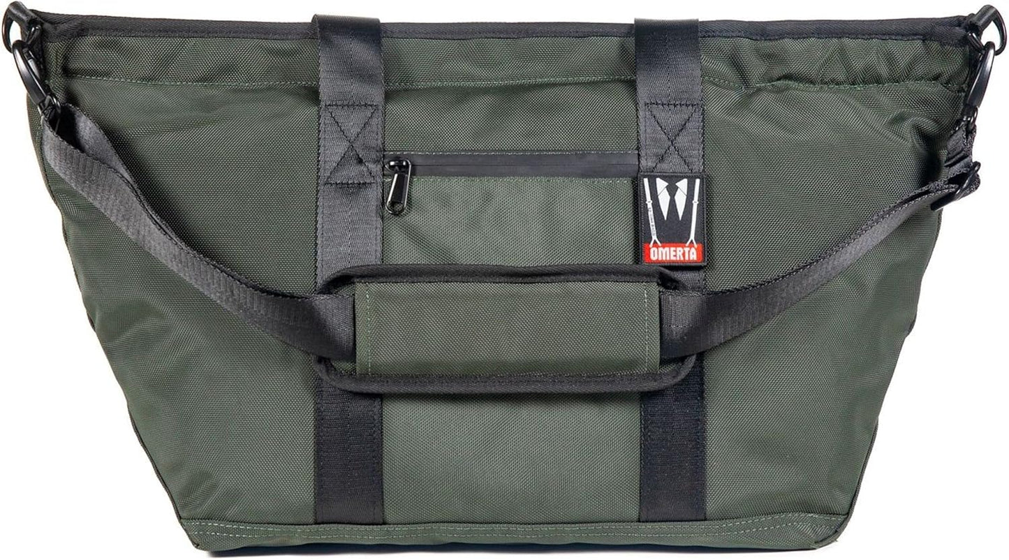 DIME BAGS Odor Sealing Lockable Tote Bag, Carbon-Lined Scent Blocking Duffle with Key Lock