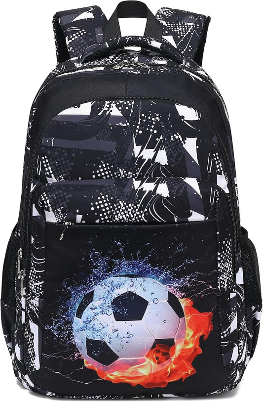 LEDAOU School Backpack for Boys Girls Kids Bookbag Elementary Primary Middle School Bag Travel Back Pack for Ages 6-14