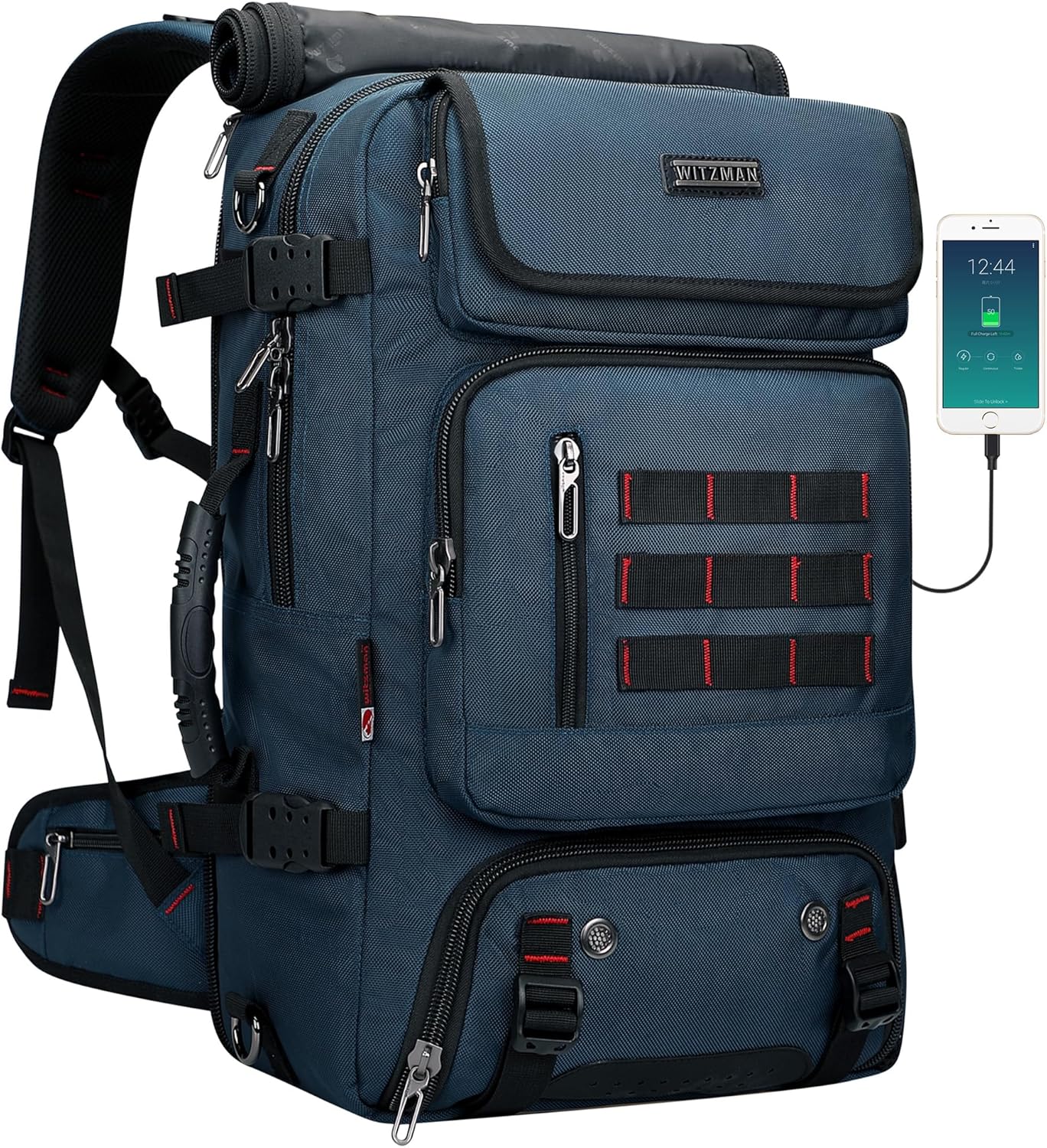 WITZMAN Carry on Travel Backpack for Men Women Airline Approved Convertible Nylon Duffle Backpack