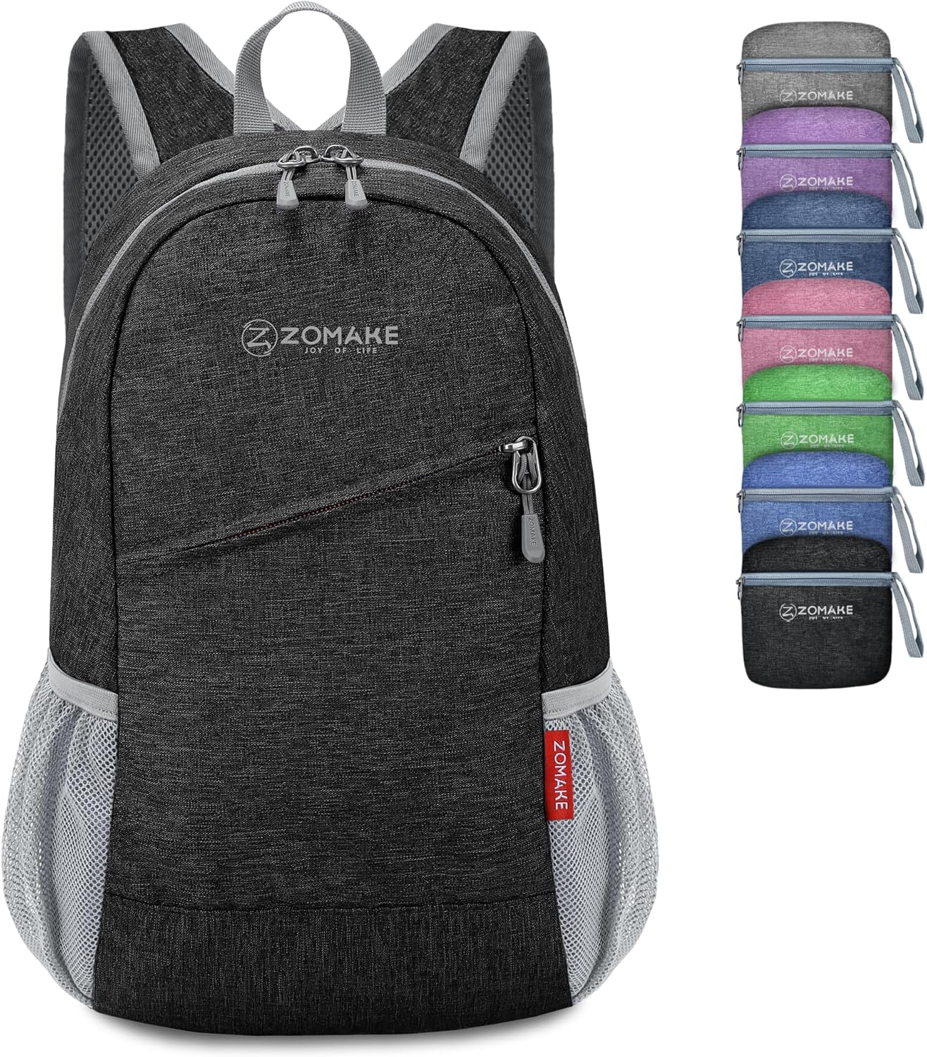 ZOMAKE Ultra Lightweight Packable Backpack 10L,Small Foldable Backpacks Hiking Water Resistant