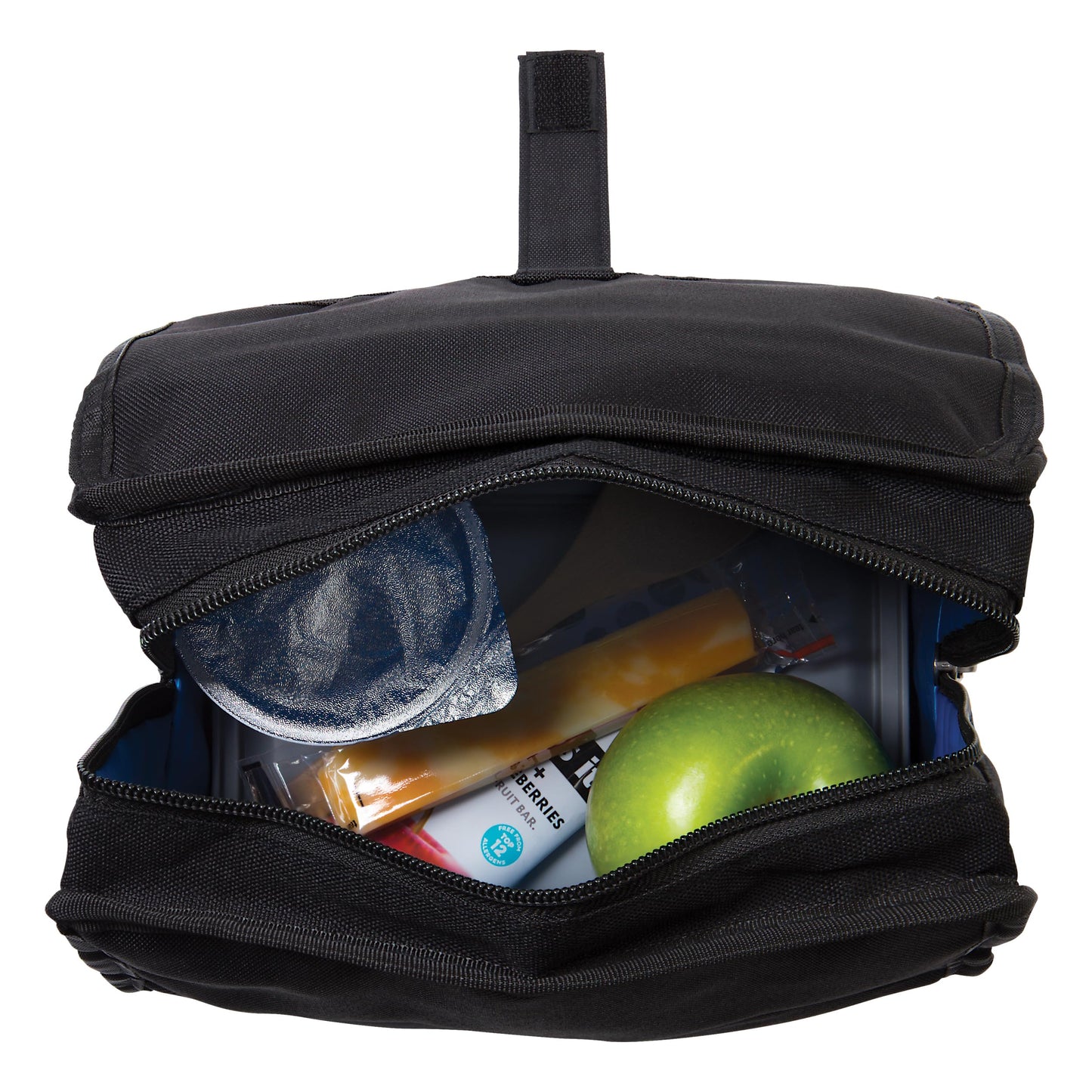PackIt Freezable Lunch Bag, Black, Built with EcoFreeze Technology, Foldable, Reusable, Zip and