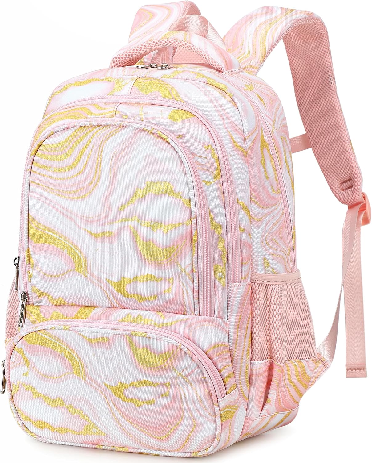 abshoo Marble Lightweight Kids Backpack For School Girls Elementary Kindergarten Bookbag School