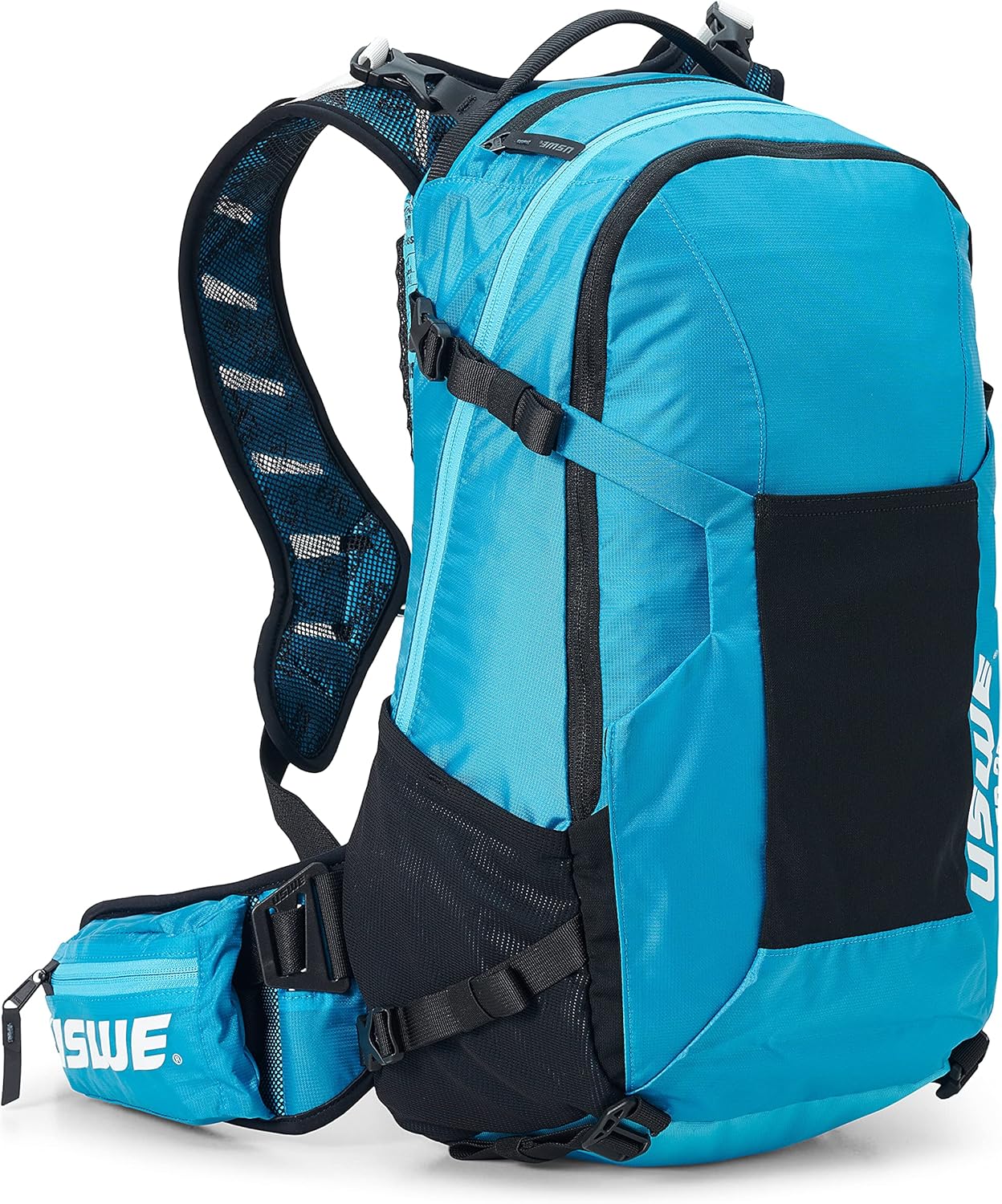 USWE Shred 25L Backpack, a High End Daypack for MTB, E-MTB, Mountain Bike, Blue