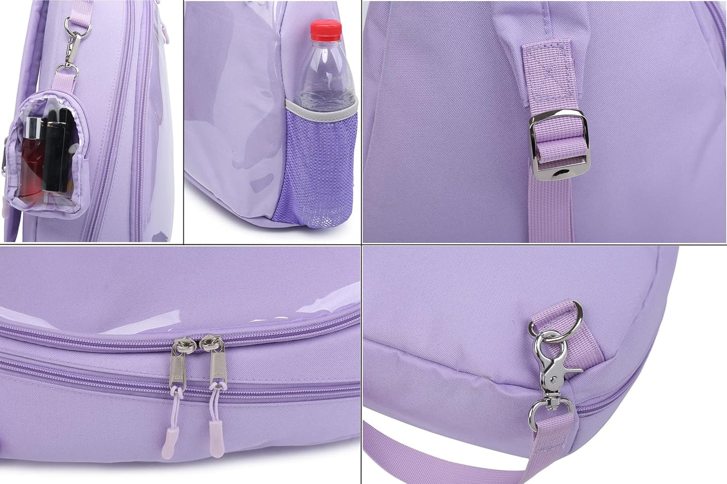 Oxford Ita Bag Kawaii Pin Display Chest Pack Single Shoulder Bag Sport Backpack Hiking Daypack