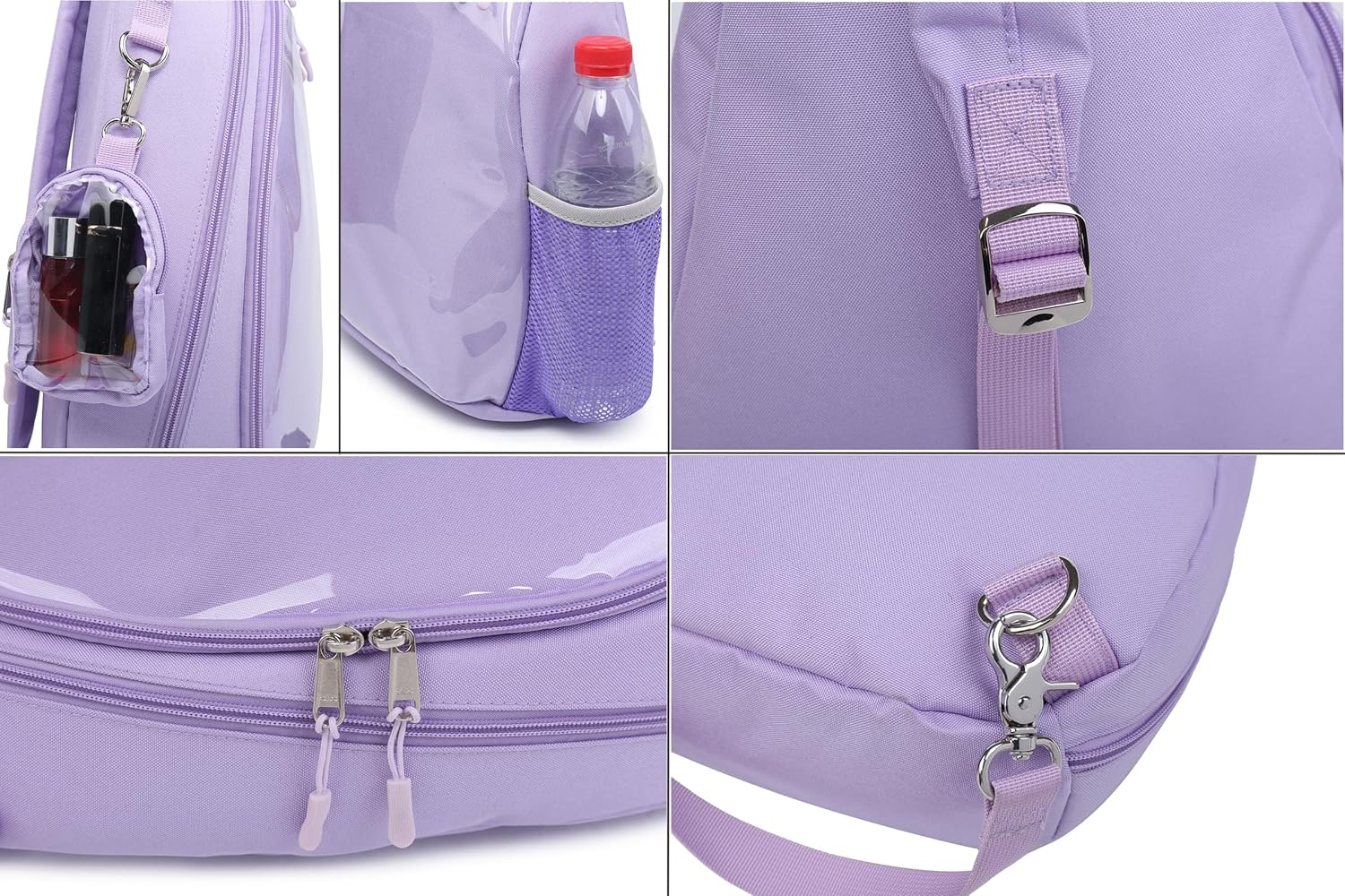 Oxford Ita Bag Kawaii Pin Display Chest Pack Single Shoulder Bag Sport Backpack Hiking Daypack