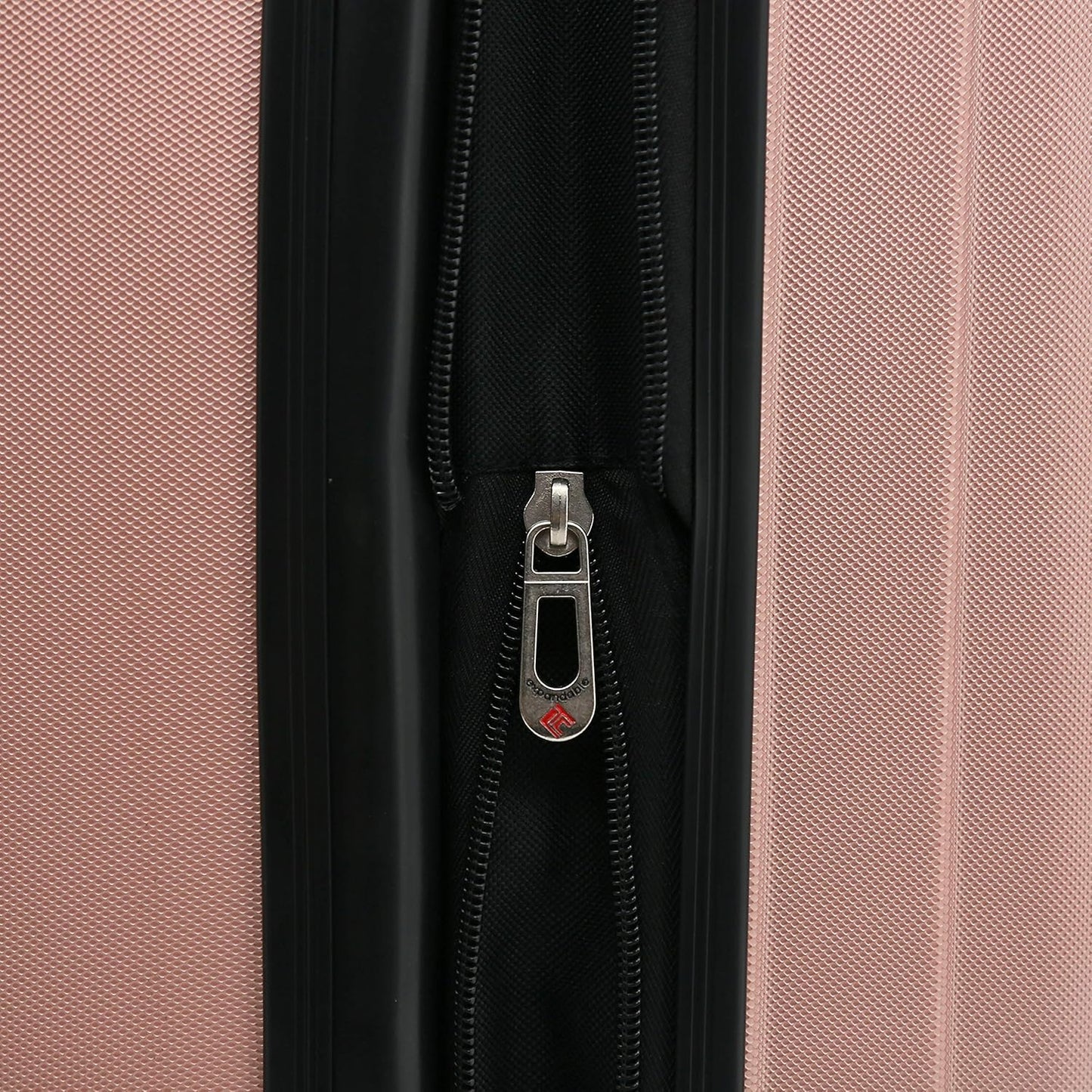 Travelers Club Midtown Hardside 4-Piece Luggage Travel Set, Rose Gold