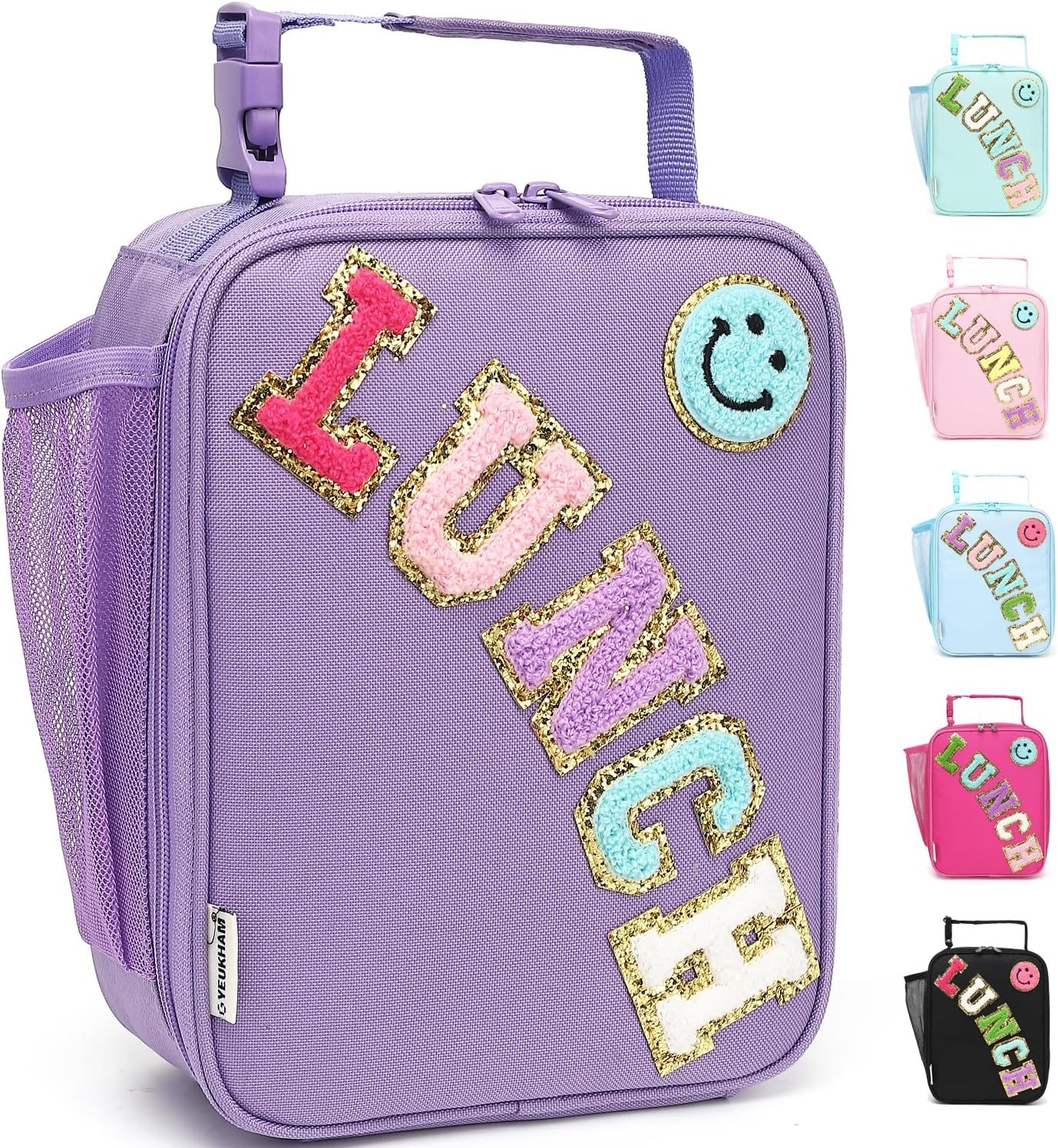 FlowFly Lunch box Insulated Soft Bag Mini Cooler Back to School Thermal Meal Tote Kit With Buckle