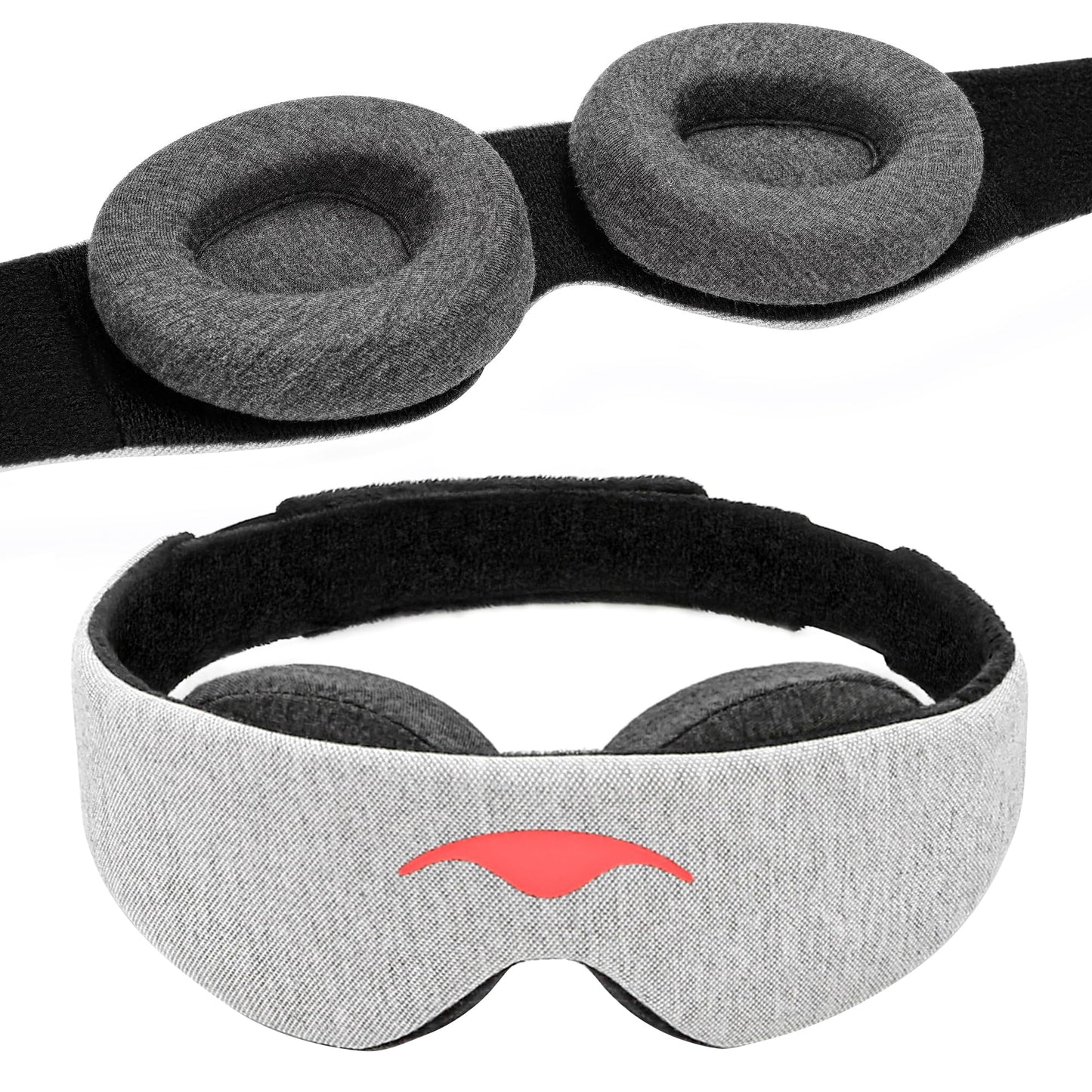 Manta Original Sleep Mask - Maximum Blackout Sleep Mask for Deep Sleep, Adjustable with Detachable