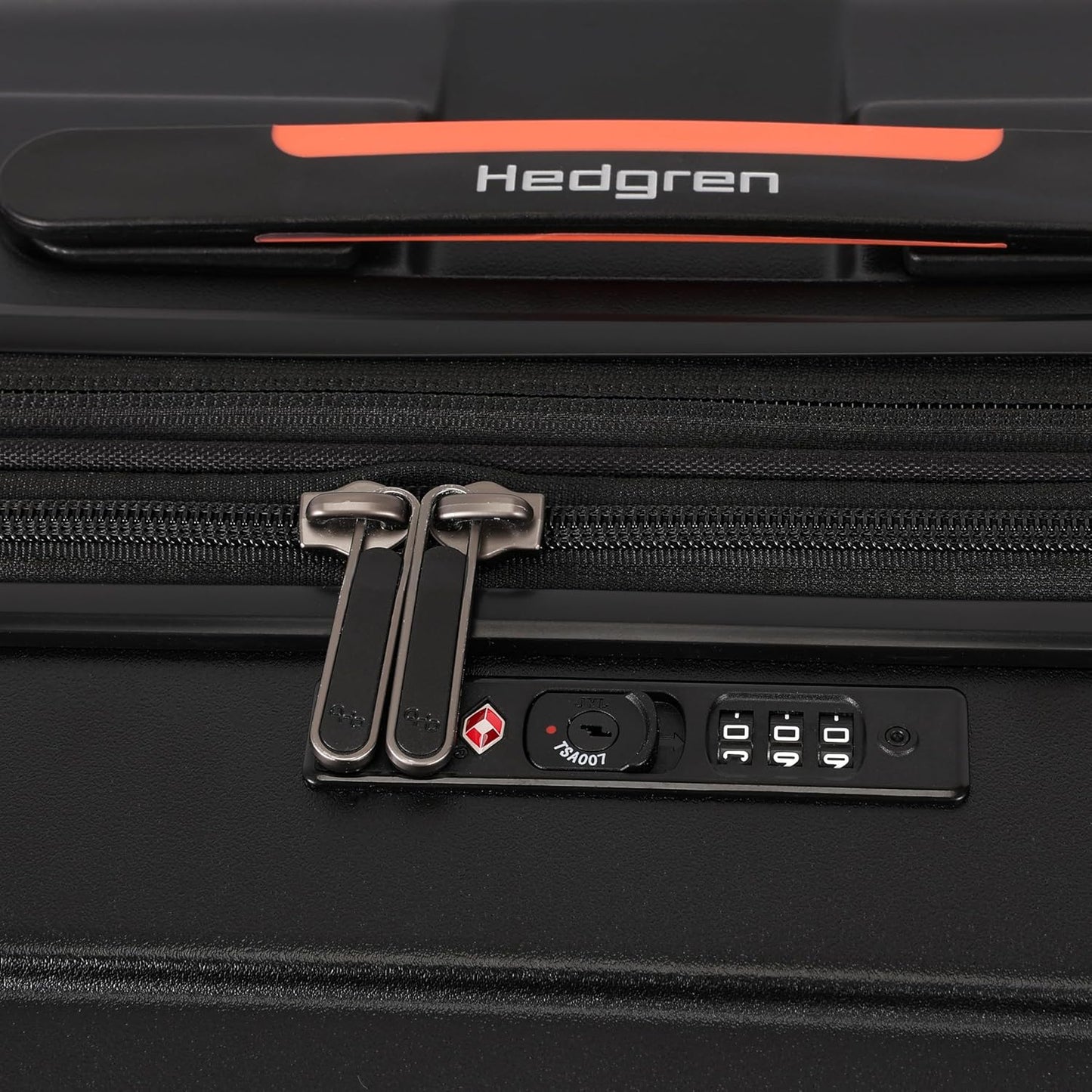 Hedgren Unisex Grip Large Expandable Luggage Black Checked 29 Inch
