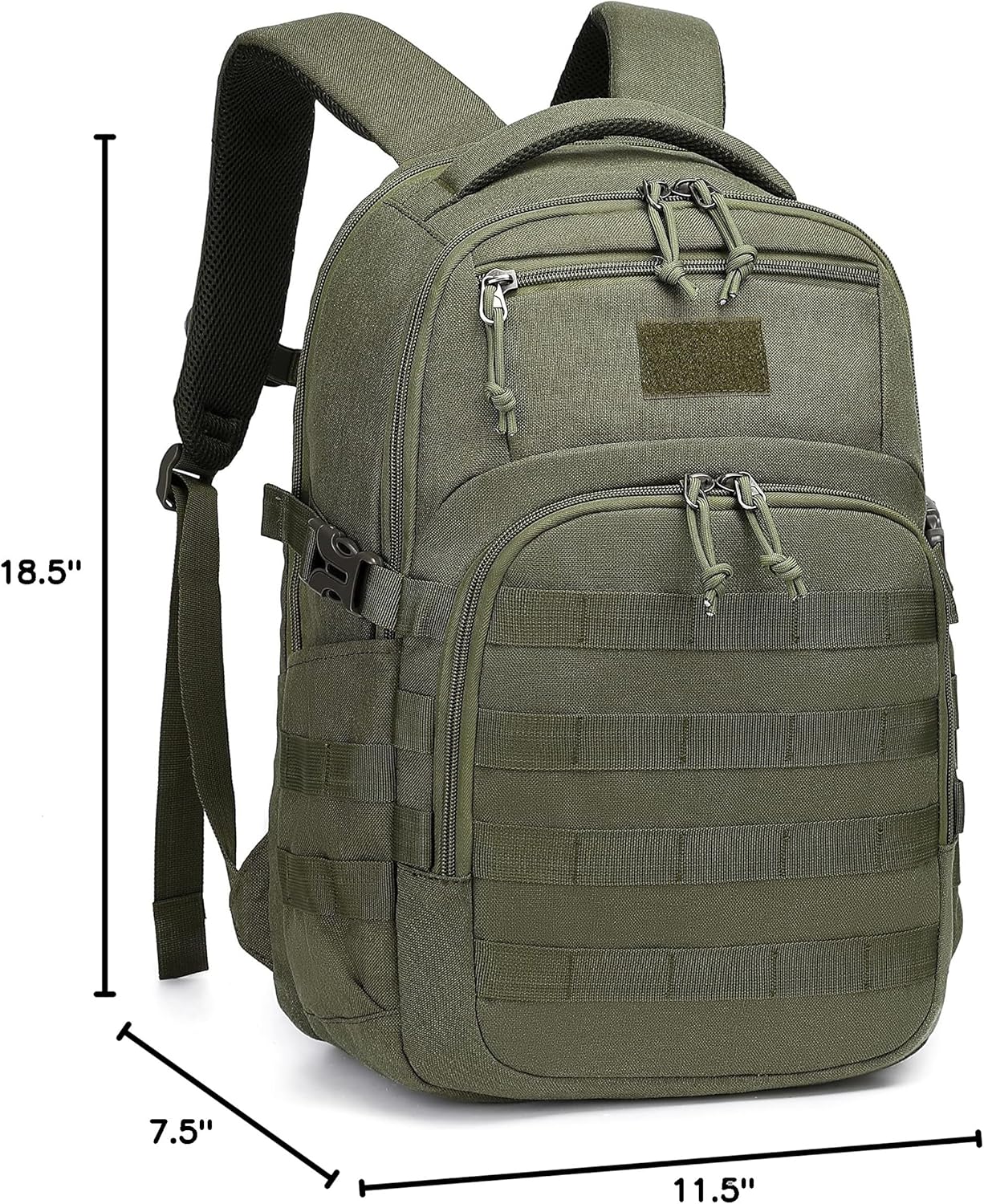 Wotony Military tactical backpack, backpack for men black small tactical assault bag