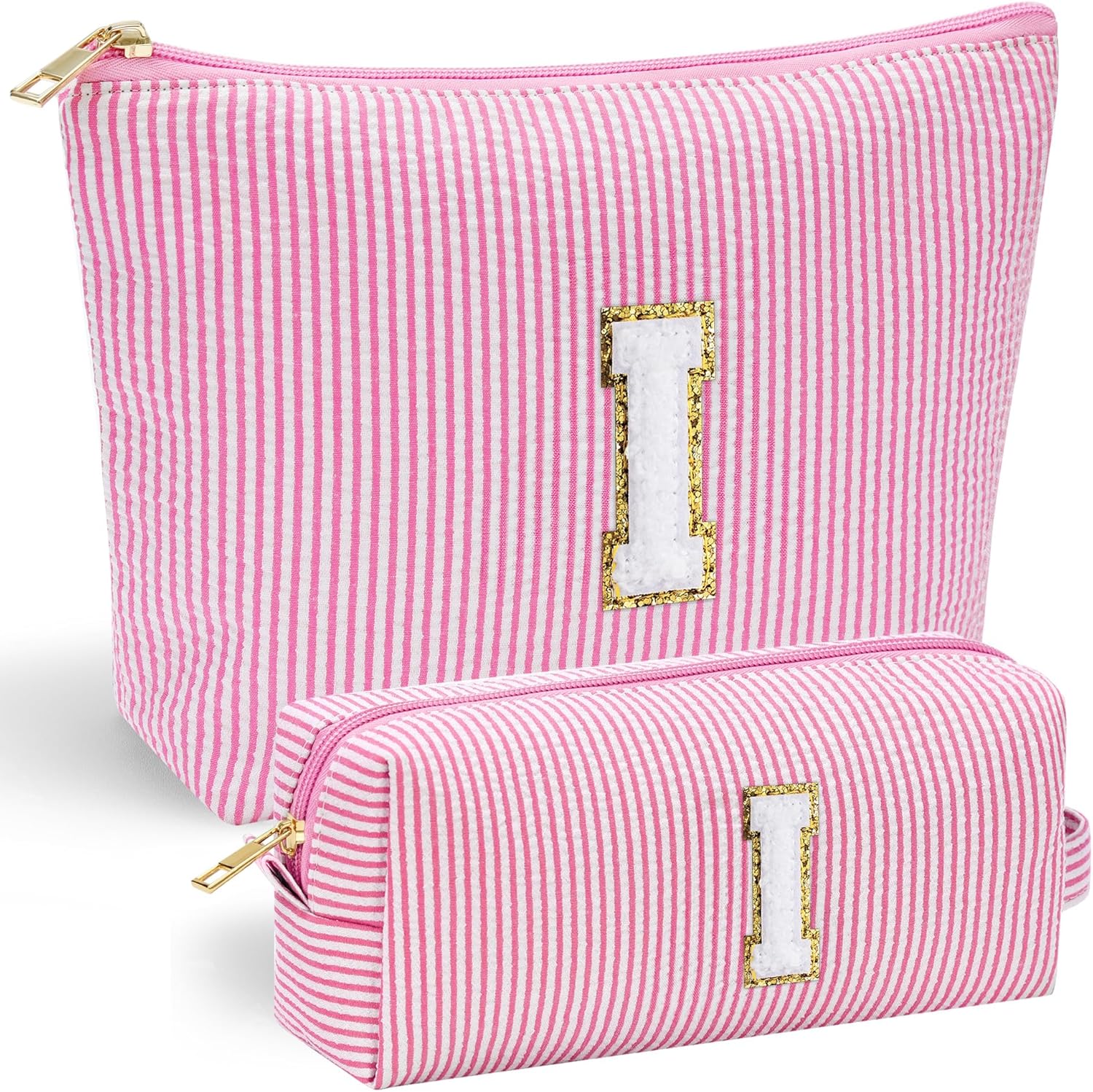 YOOLIFE Mom Birthday Gifts for Women, Personalized Monogram Makeup Bag Cosmetic Bag Travel Toiletry