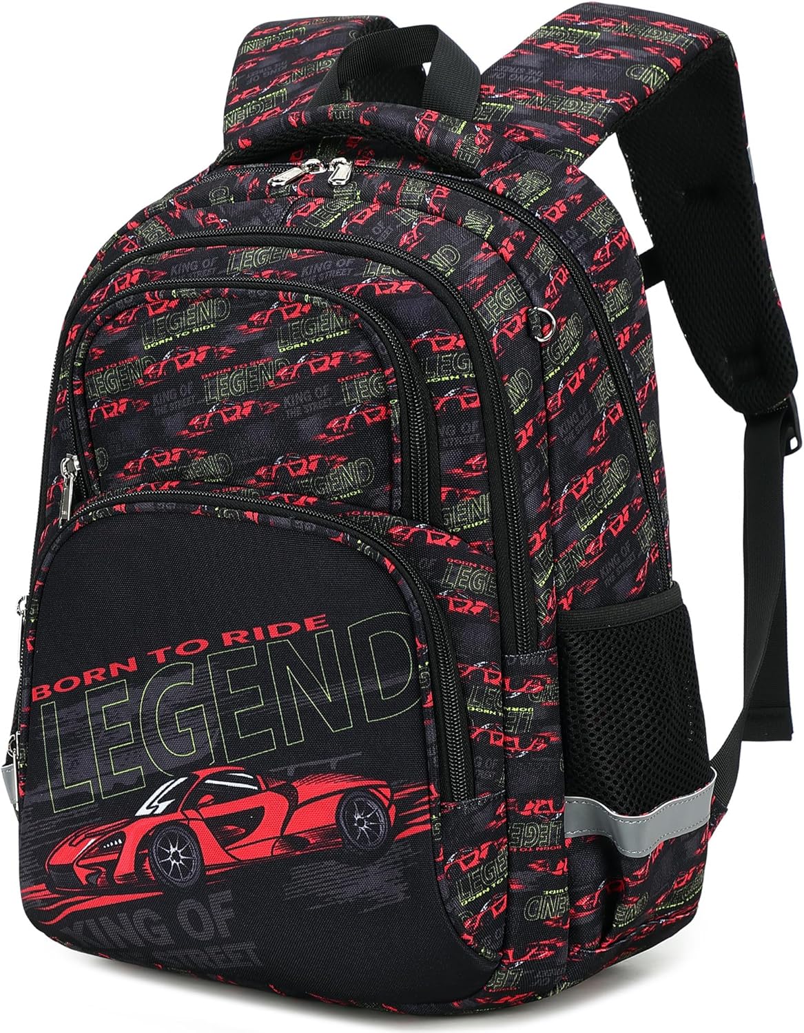 abshoo Cute Car School Backpack For Boys Elementary Kindergarten Kids School Bag (Car Black)