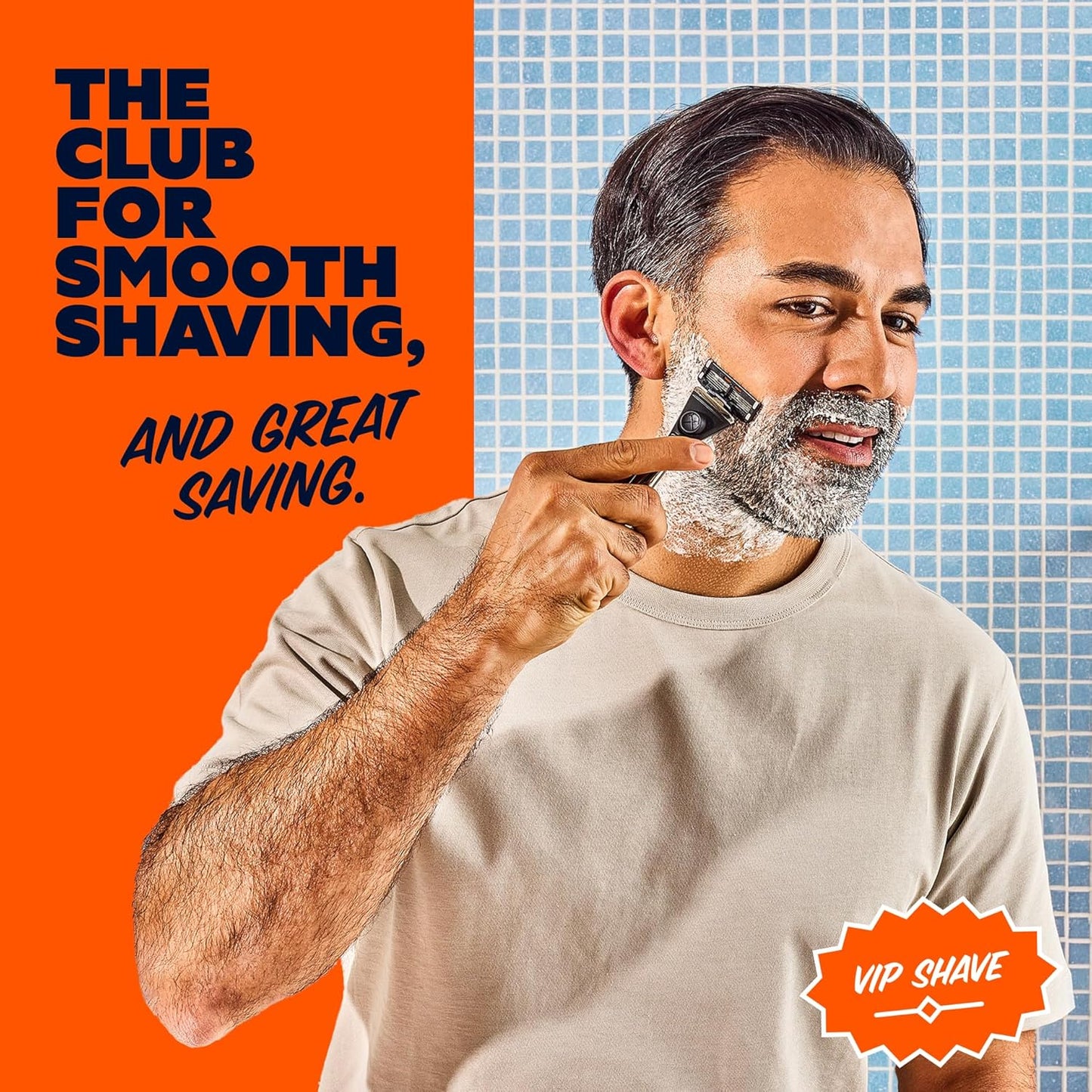 Dollar Shave Club | The VIP Shave Set | 4 Swift Rinse Refill Cartridges, 1 Heavy Metal Handle, 1 Shave Butter 3 ounce, 1 Razor Cover, Razors for Men