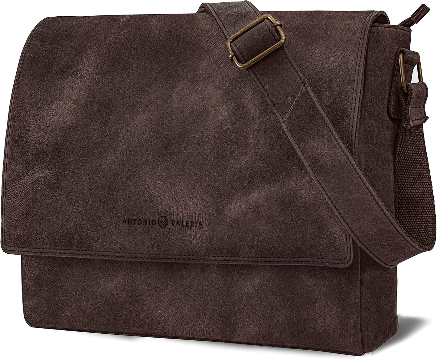 Antonio Valeria Robert Premium Leather Messenger Bag for Men