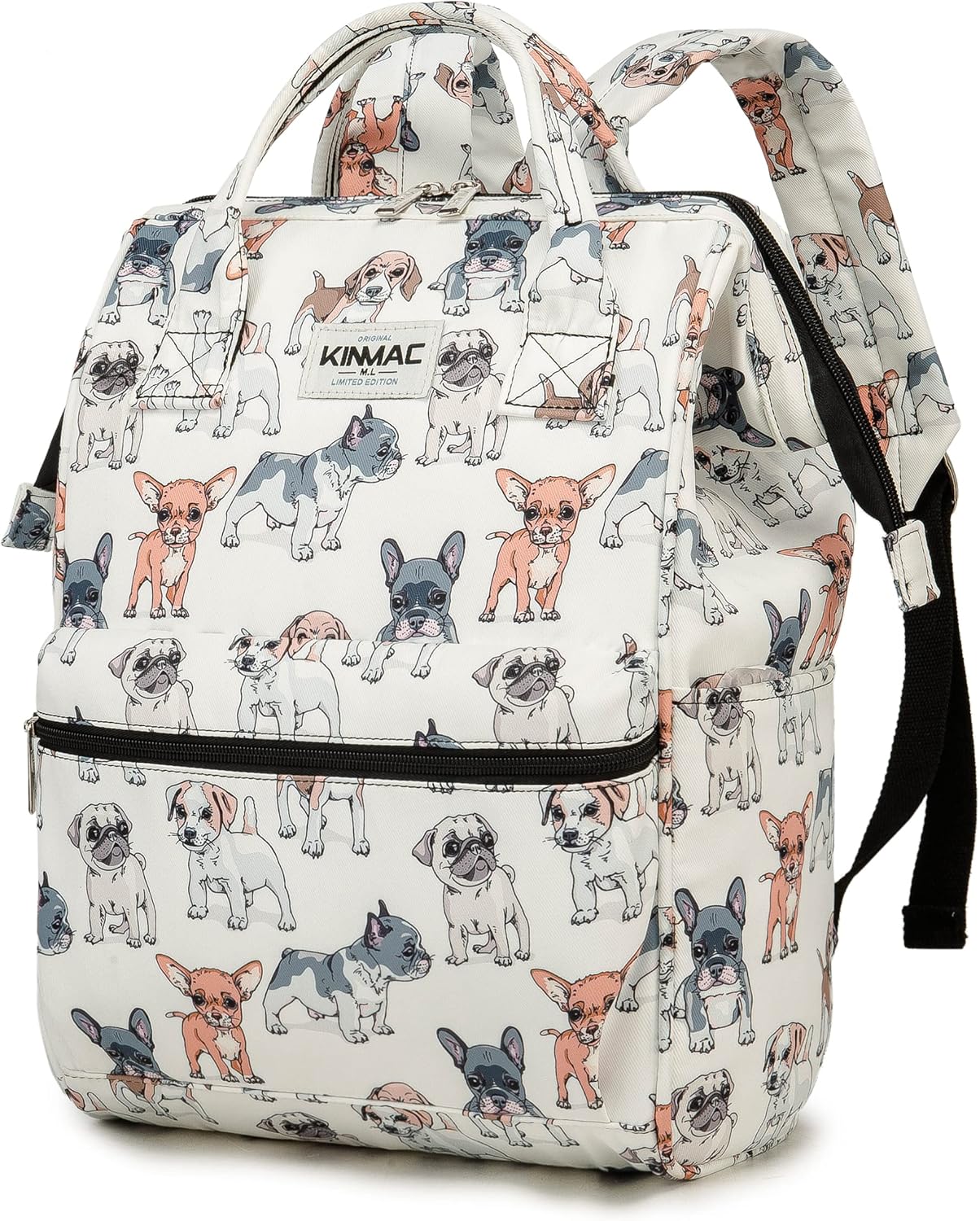 Kinmac Wide Open Style Laptop Backpack College Travel Outdoor Backpack For Laptop Up to 15.6 Inch
