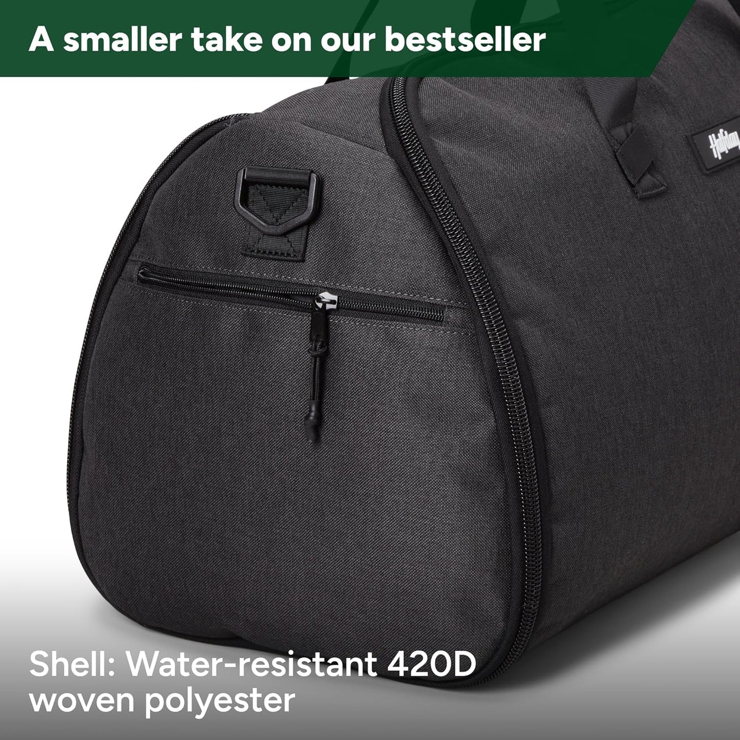Halfday Convertible 2-in-1 Garment Duffel Weekender Bag 40L | Wrinkle-Free Travel, Hanging Suit
