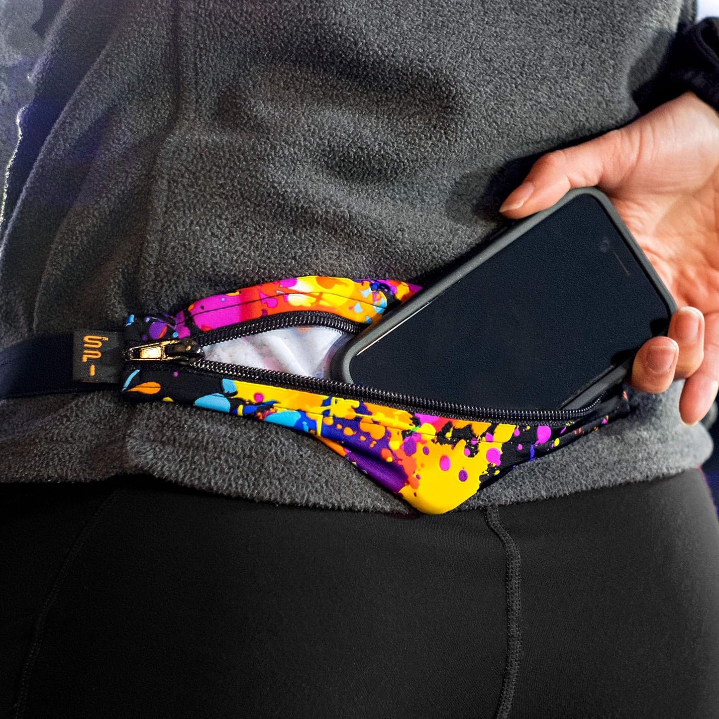 SPIbelt Running Belt for Women Men, Phone Holder for Running, Running Fanny Pack, Holder for Phone