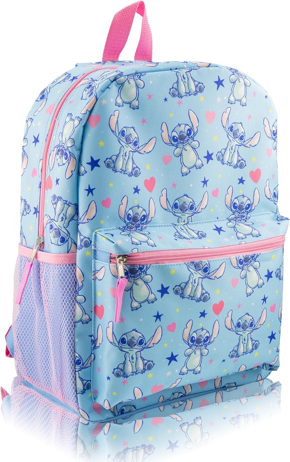 Disney Stitch Backpack for Kids | Stitch Bookbag for Girls, Boys, Unisex | Toddler Travel Bag, Cute Lightweight Bag for School | Ages 3+
