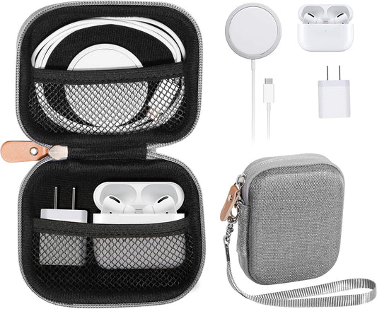 CaseSack All-in-One Case for iPhone MagSafe Charger & Battery Pack, Storage for Accessories/Power Adapter/Charge Cable/Docks, Compatible with AirPods 4/ Pro 3/2/ 1