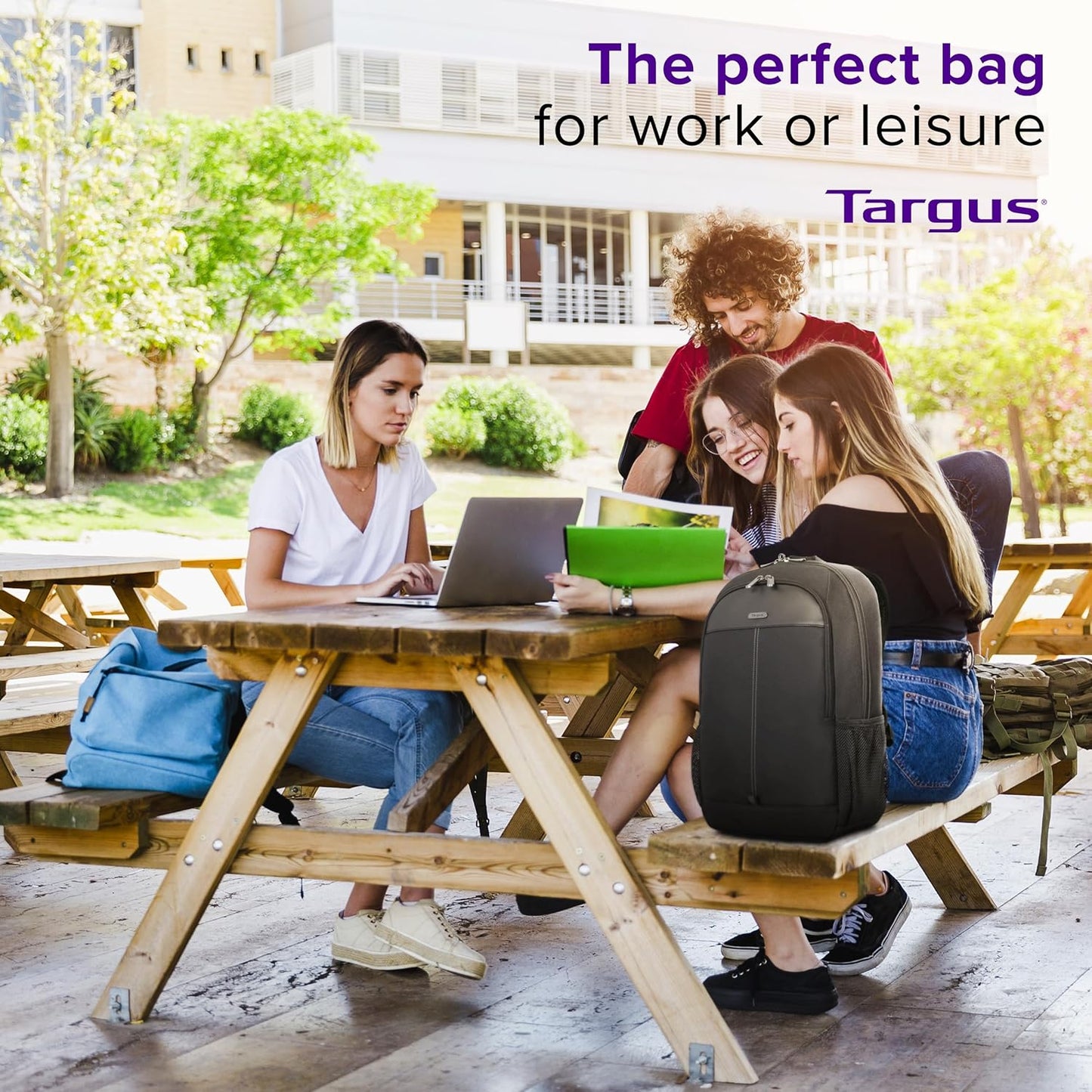 Targus 15-16 Inch Classic Laptop Backpack - Fits Most Laptops up to 16", Padded Travel Backpack for Business Commuters, College, and Travel (TBB943GL)