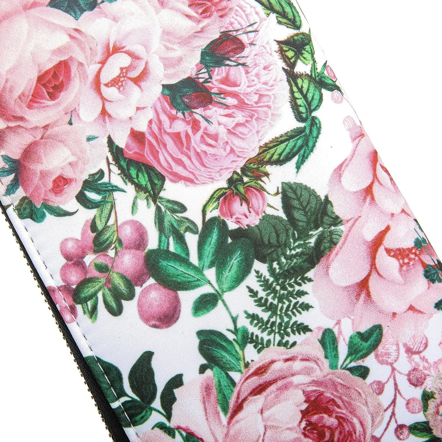 Women Wallet Card RFID For Womens Holder Blocking Credit Small Zipper Purse Pocket Bifold Slim Coin ID Ladies Wristlet Clutch Large Capacity Window Case Travel Zip Women's