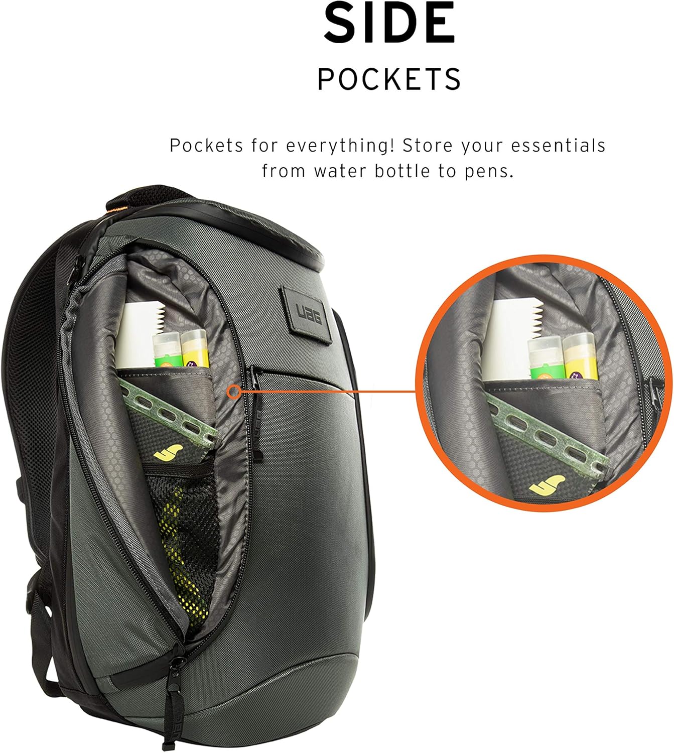URBAN ARMOR GEAR UAG 18-Liter Backpack Lightweight Tough Weather Resistant Laptop Backpack, fits up
